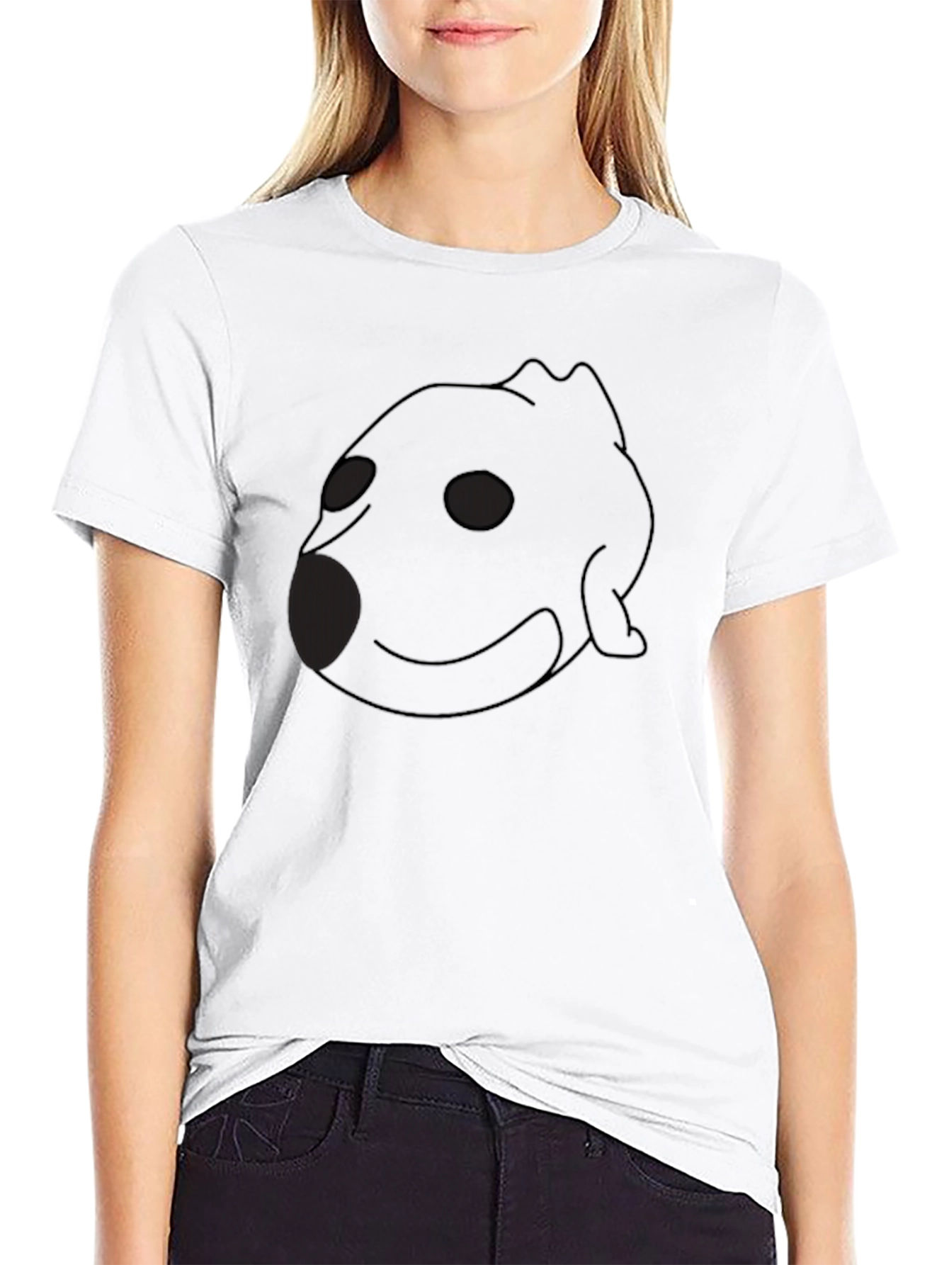 Smiling Creature Black Tee