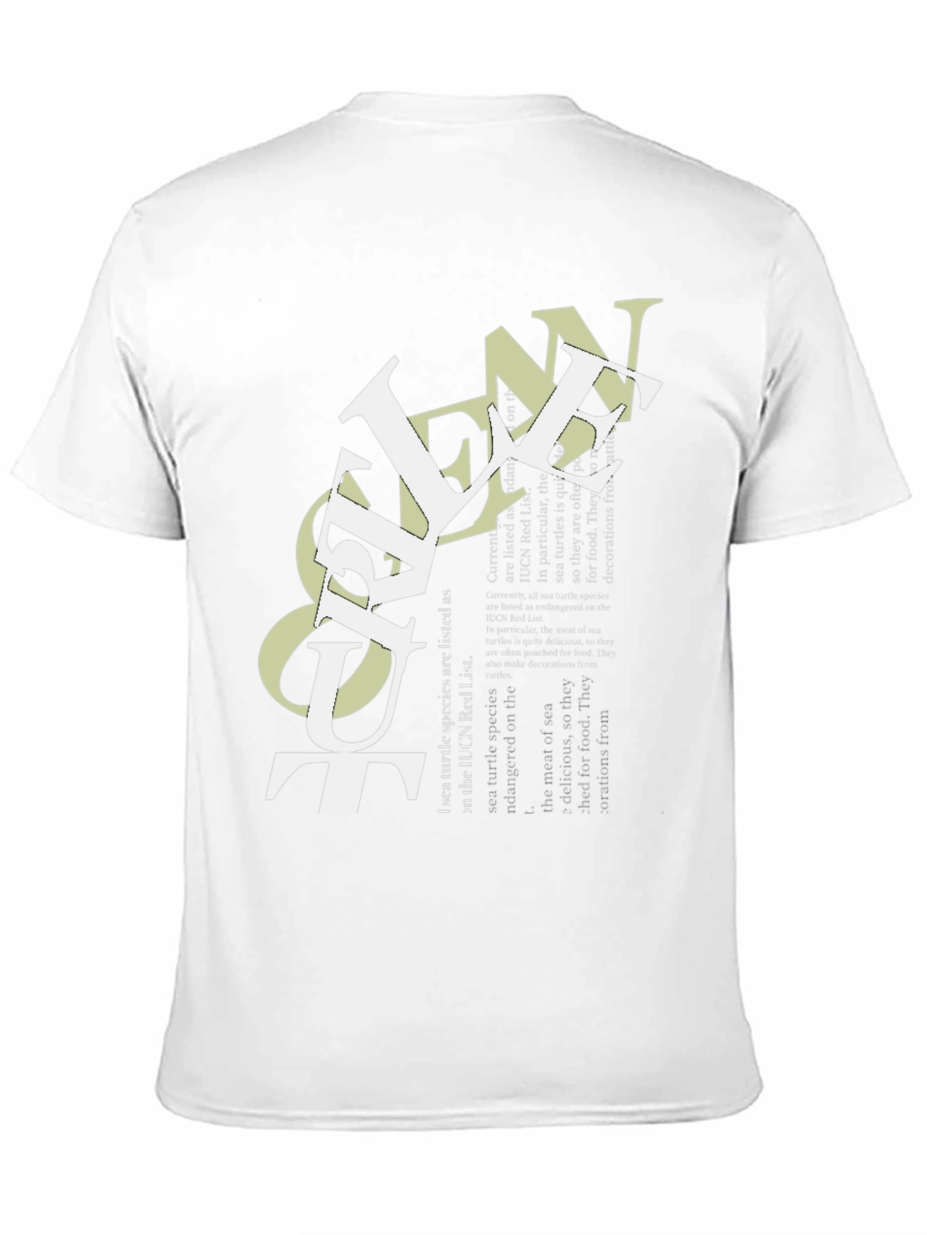 Urban Graphic Tee - Ocean Text