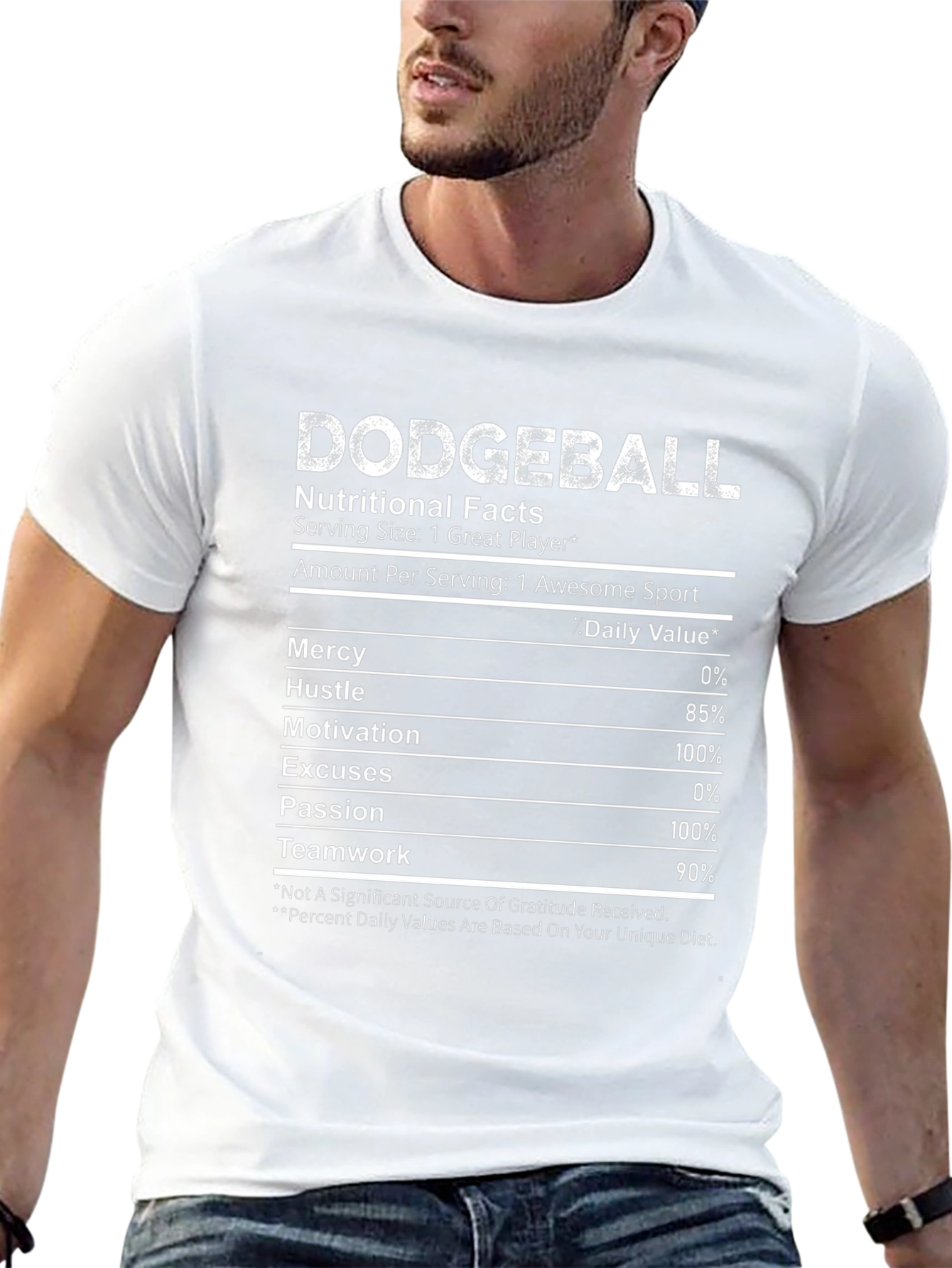 Dodgeball Nutritional Facts T-Shirt