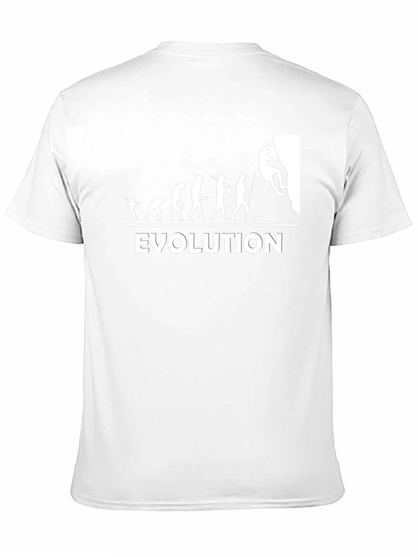 Evolution of Climbing Black T-Shirt
