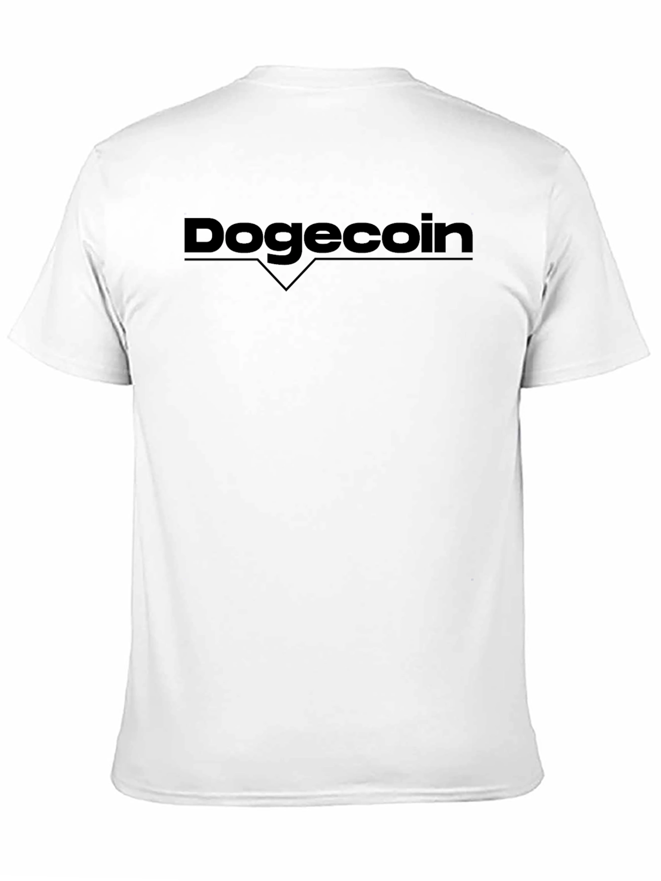 Dogecoin Crypto Black T-Shirt - Modern Style