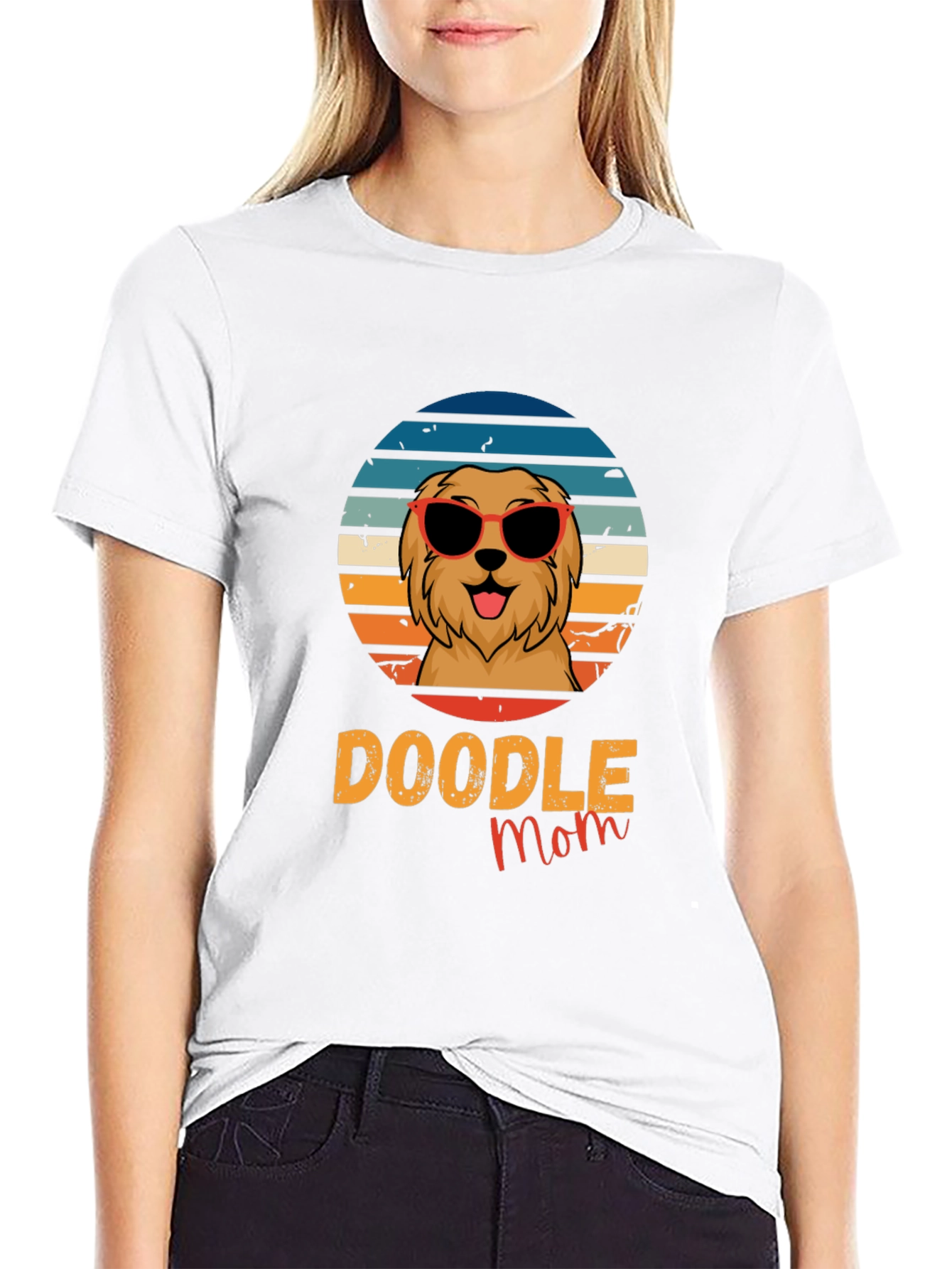 Doodle Mom T-Shirt - Cute Dog Lover Tee