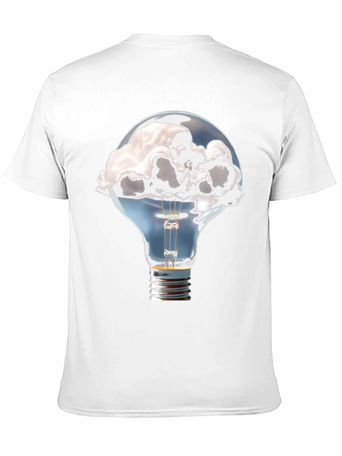 Cloud Idea Light Bulb Graphic Tee