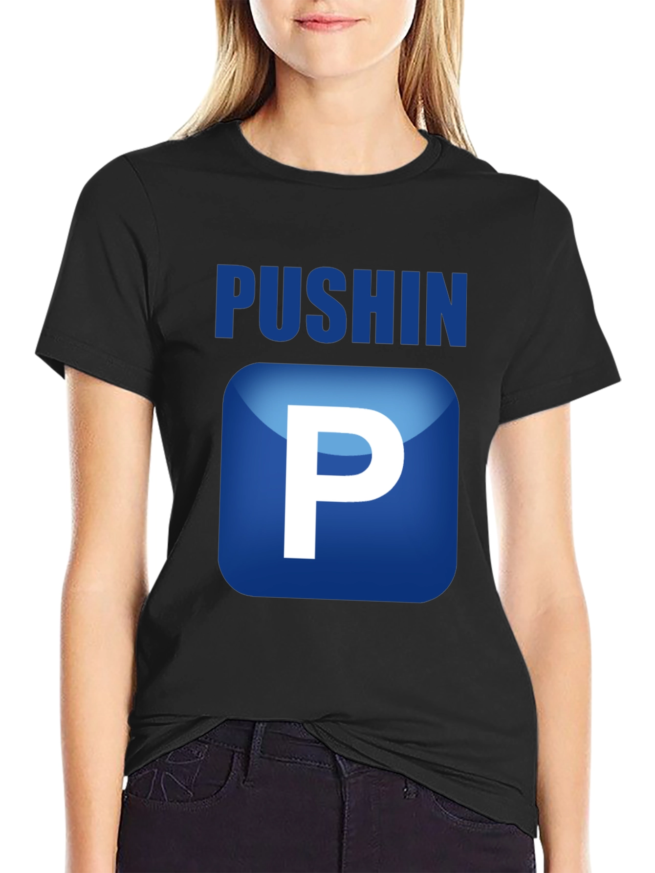 Pushin P Graphic T-Shirt - Trendy & Comfortable