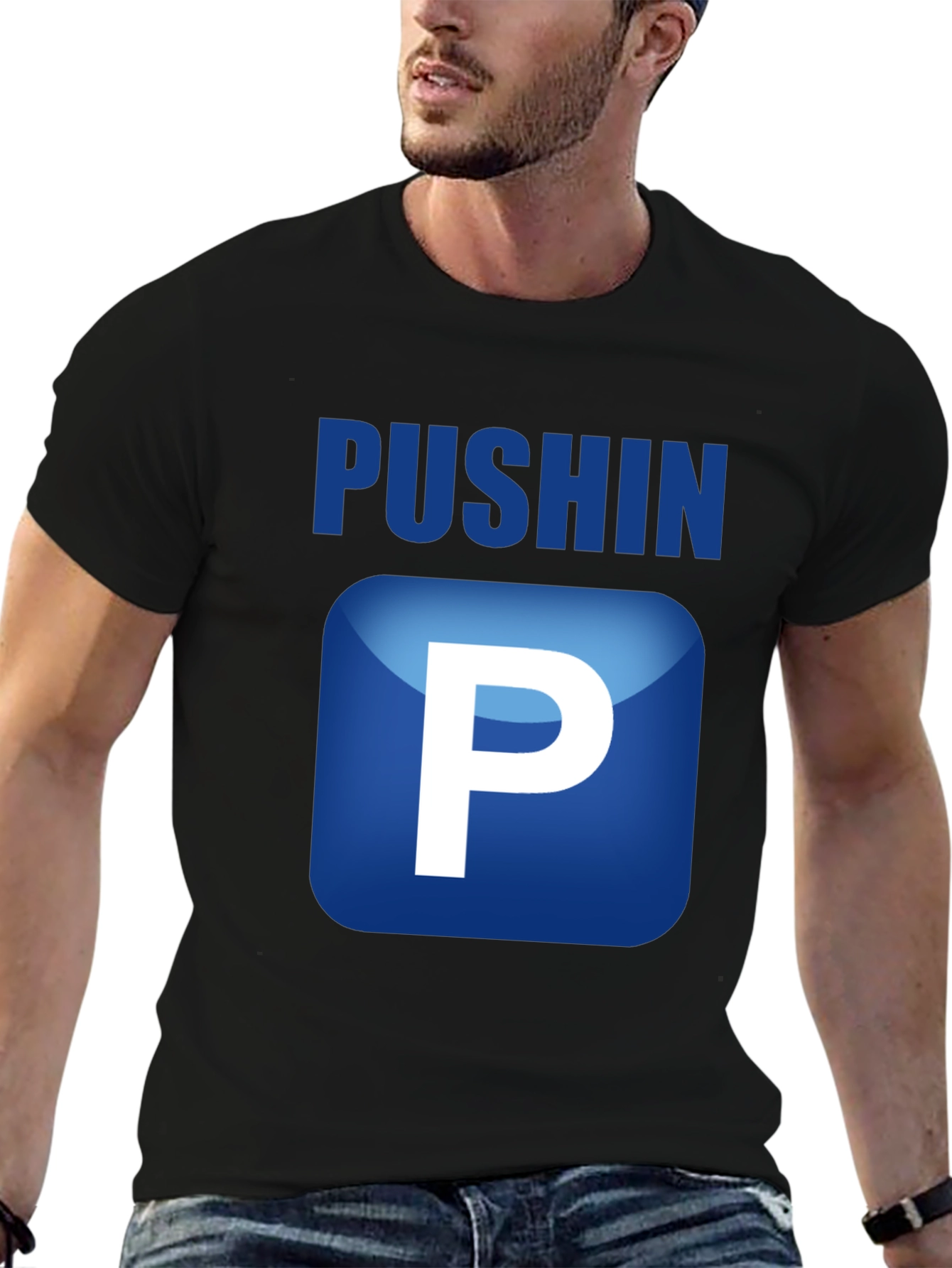 Pushin P Graphic T-Shirt - Trendy & Comfortable