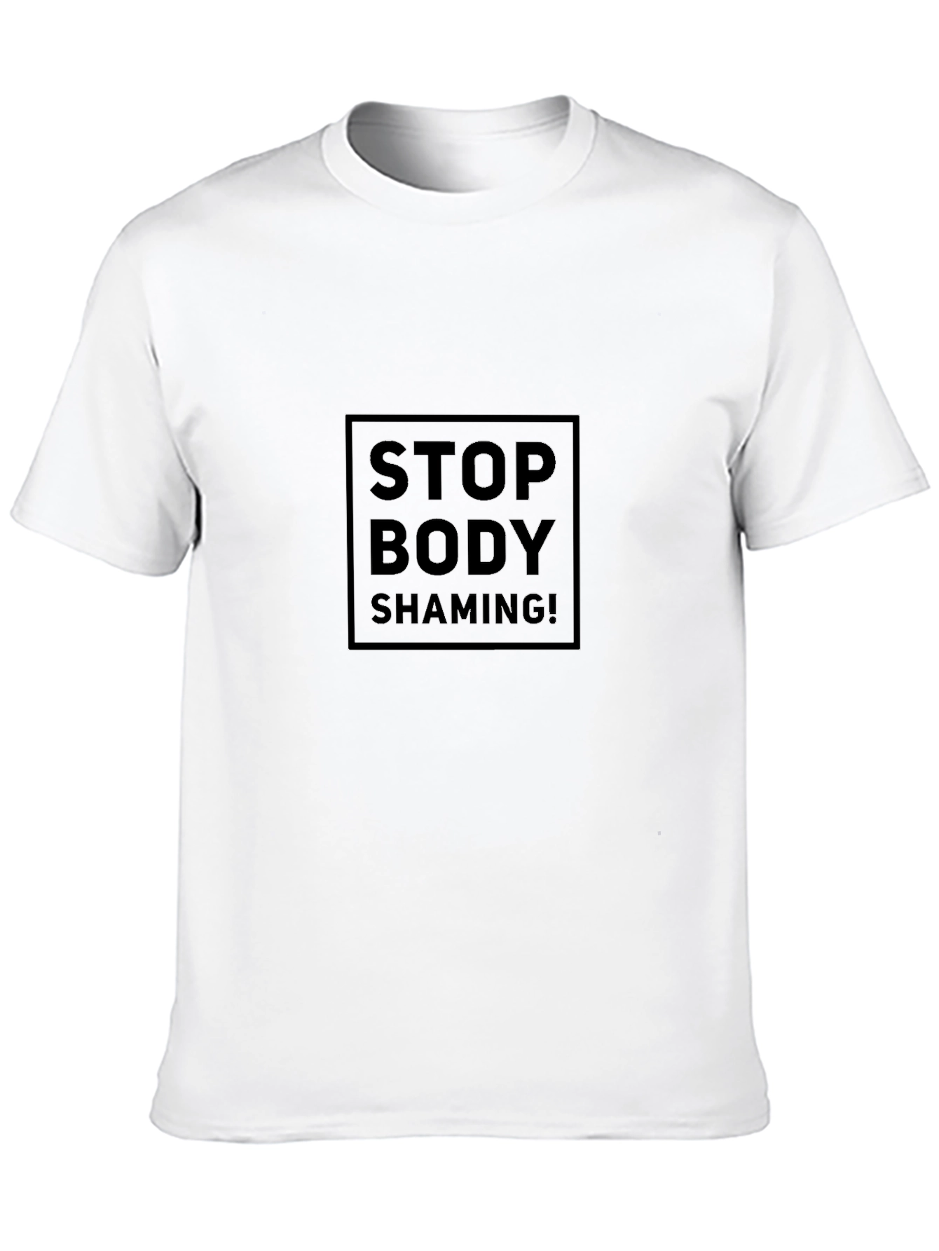 Stop Body Shaming Black T-Shirt