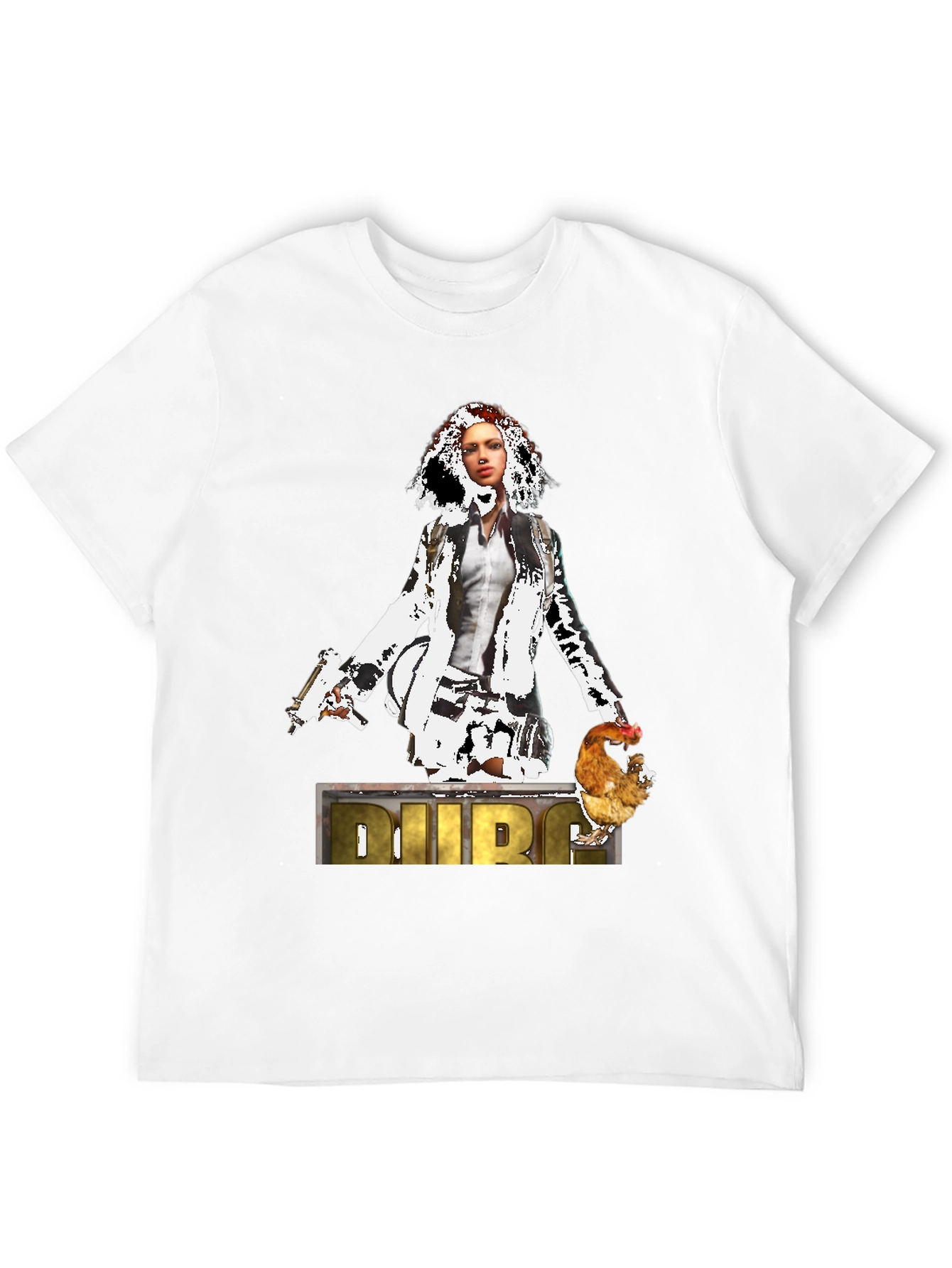 PUBG Chicken Dinner Graphic T-Shirt