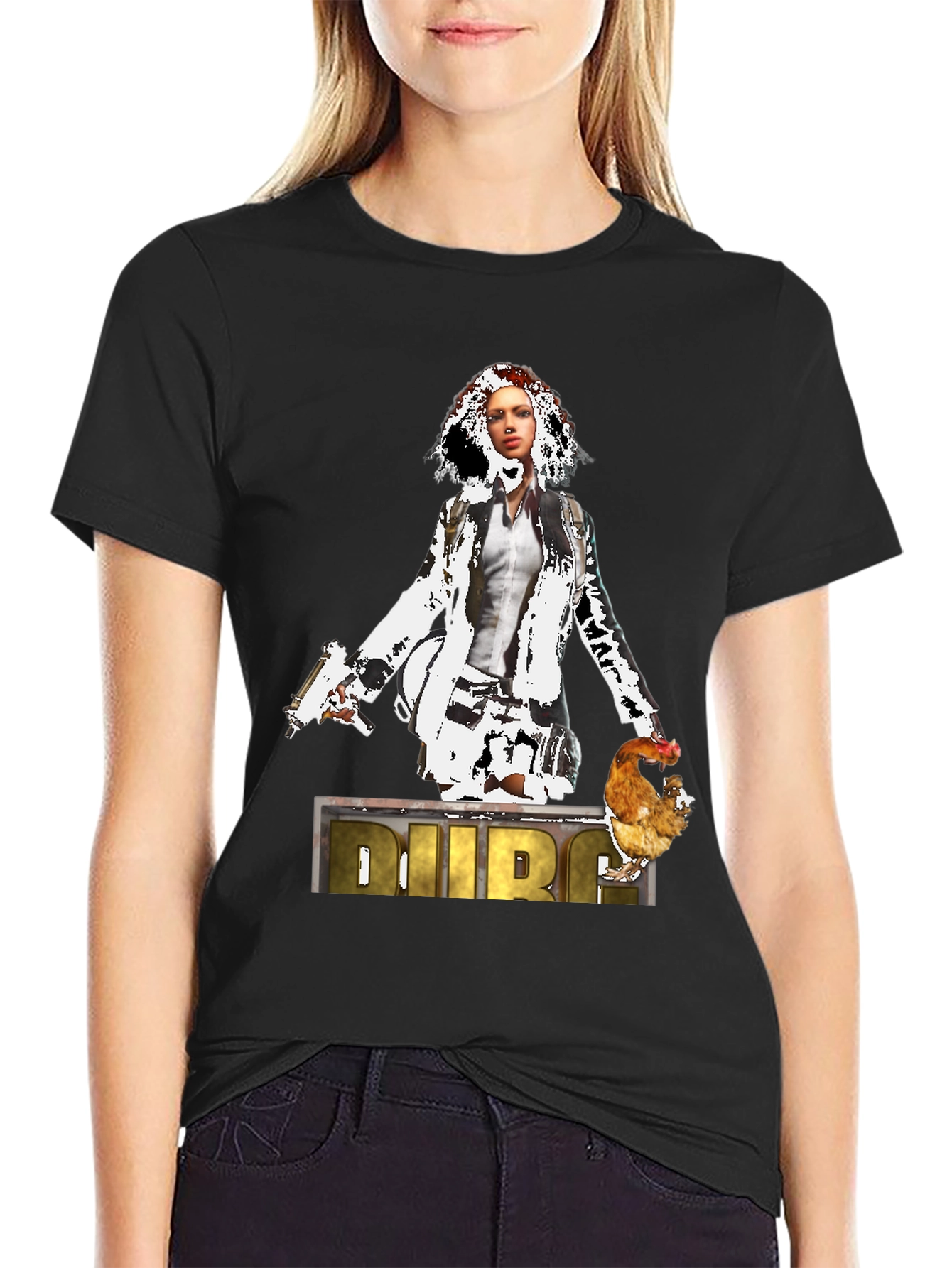 PUBG Chicken Dinner Graphic T-Shirt