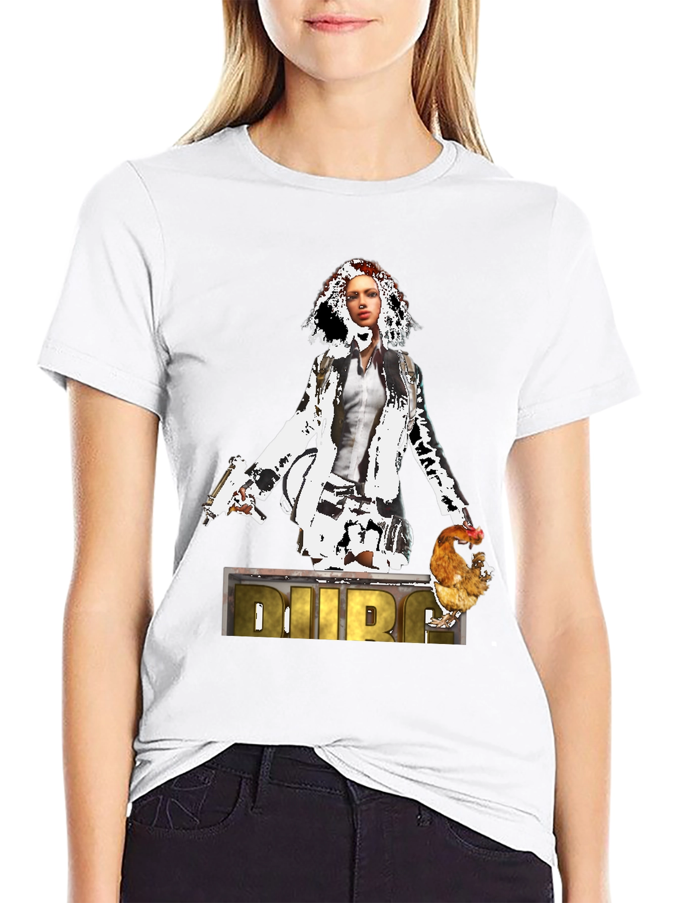 PUBG Chicken Dinner Graphic T-Shirt