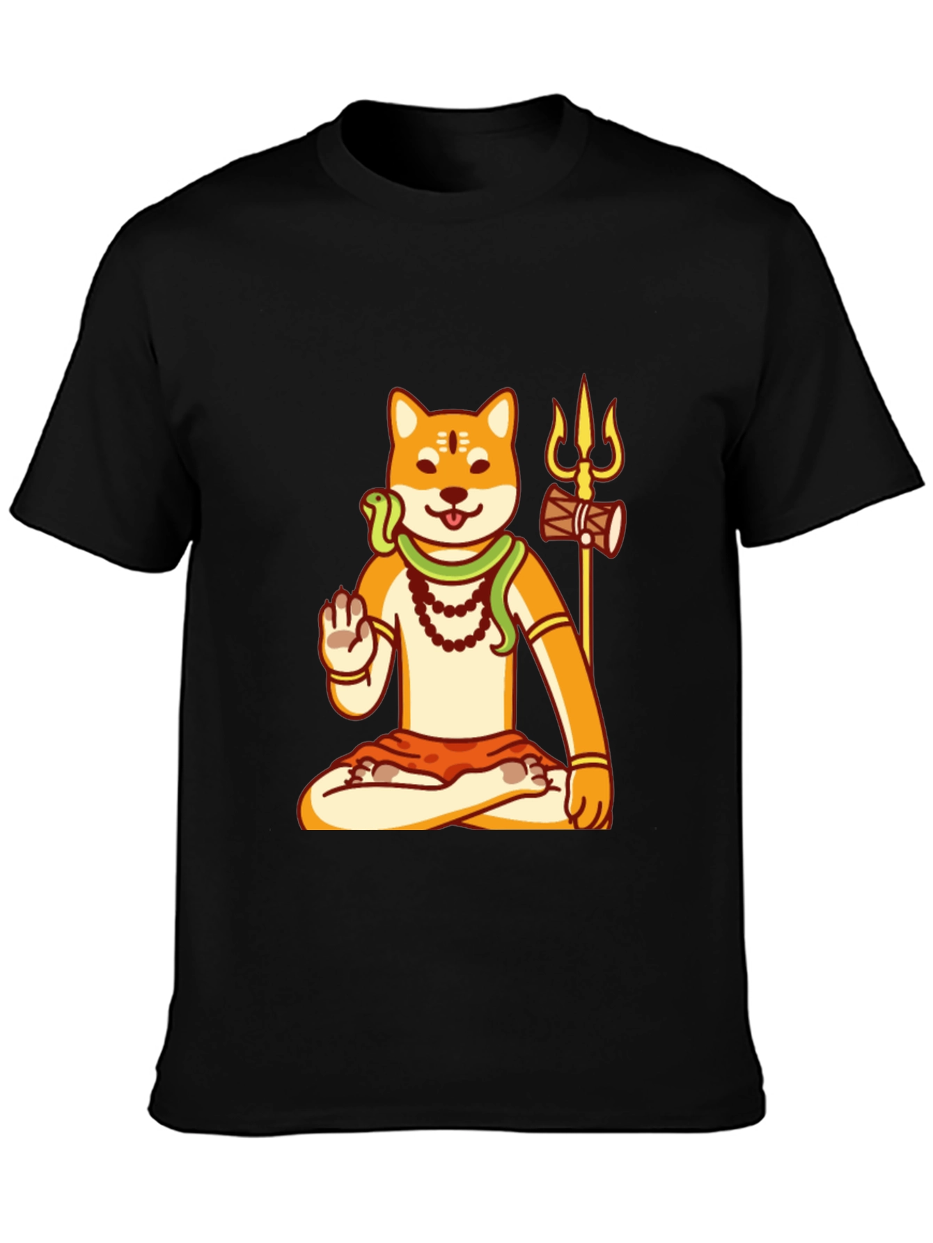 Shiba Inu Shiva T-Shirt - Meditating Doge Tee