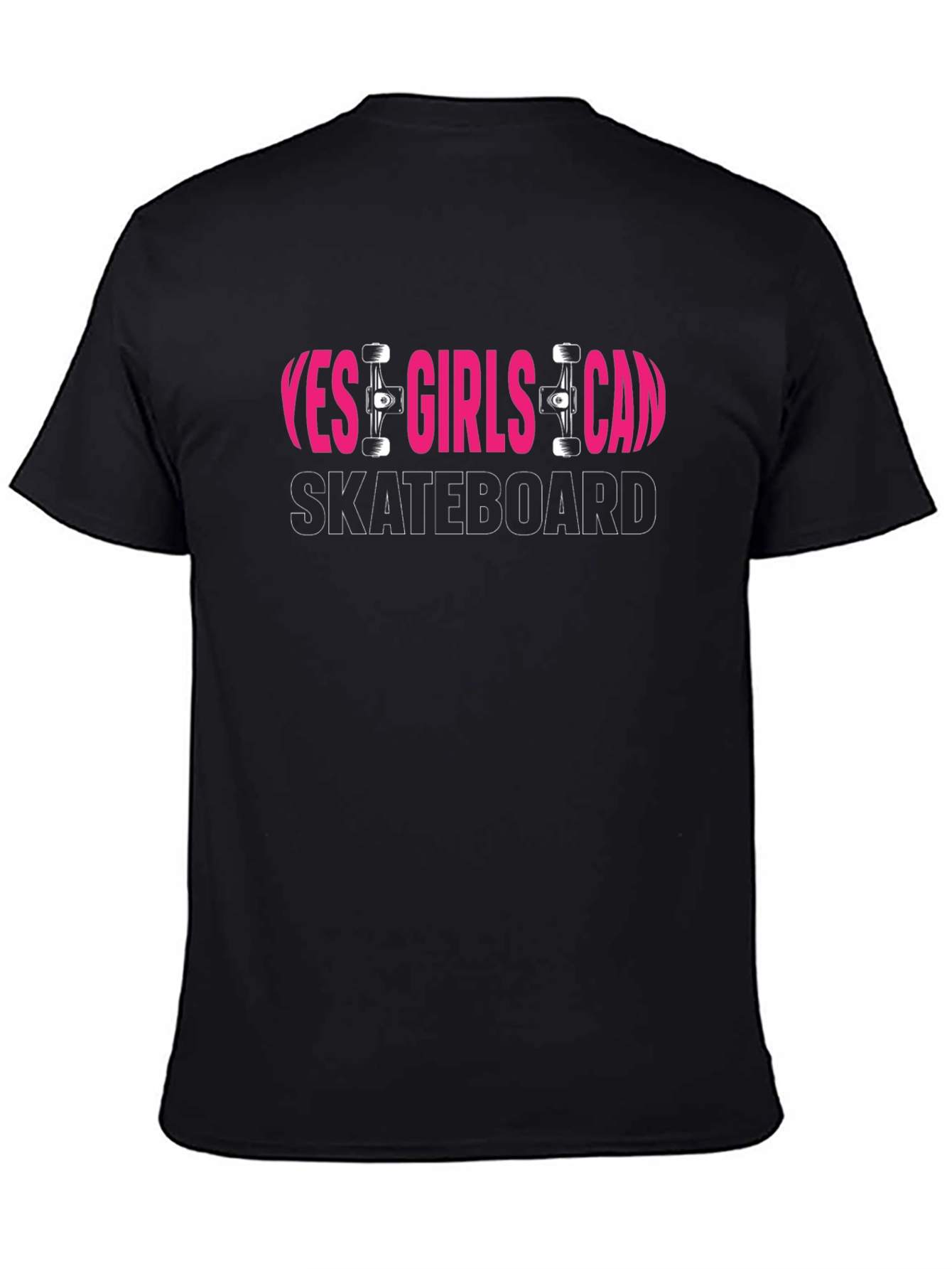 Yes Girls Can Skateboard Graphic Tee