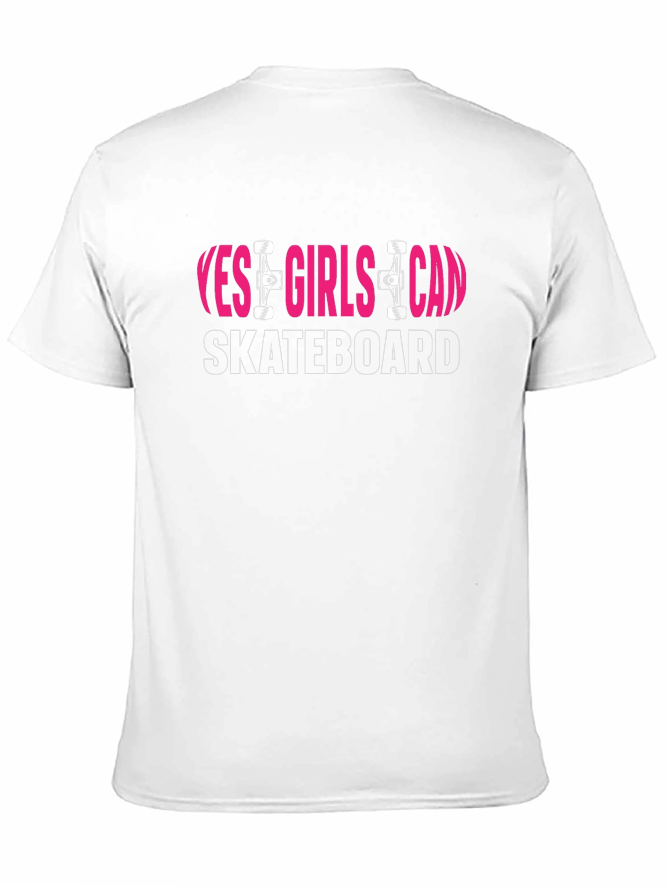 Yes Girls Can Skateboard Graphic Tee