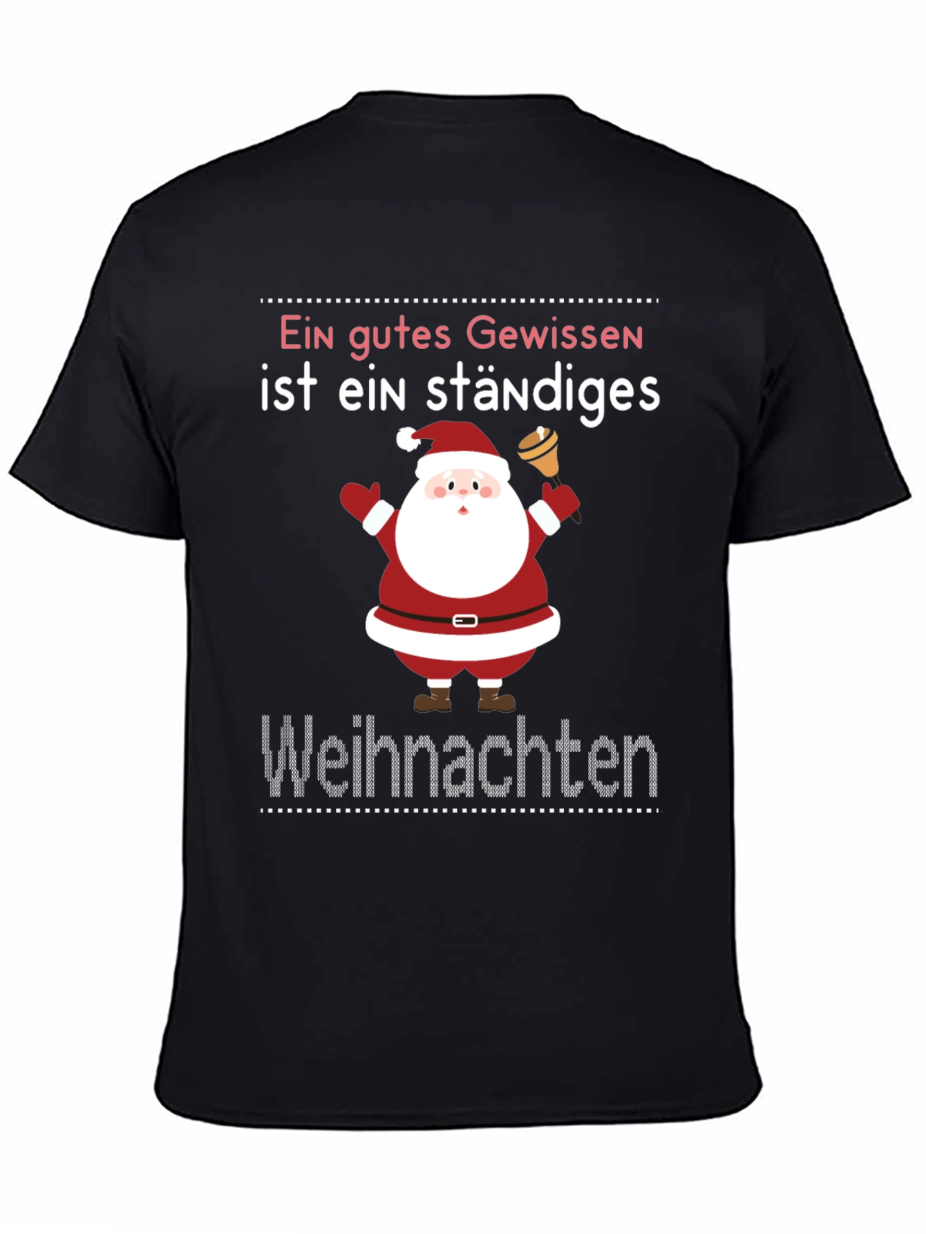Festive Christmas T-Shirt - Ein gutes Gewissen Design