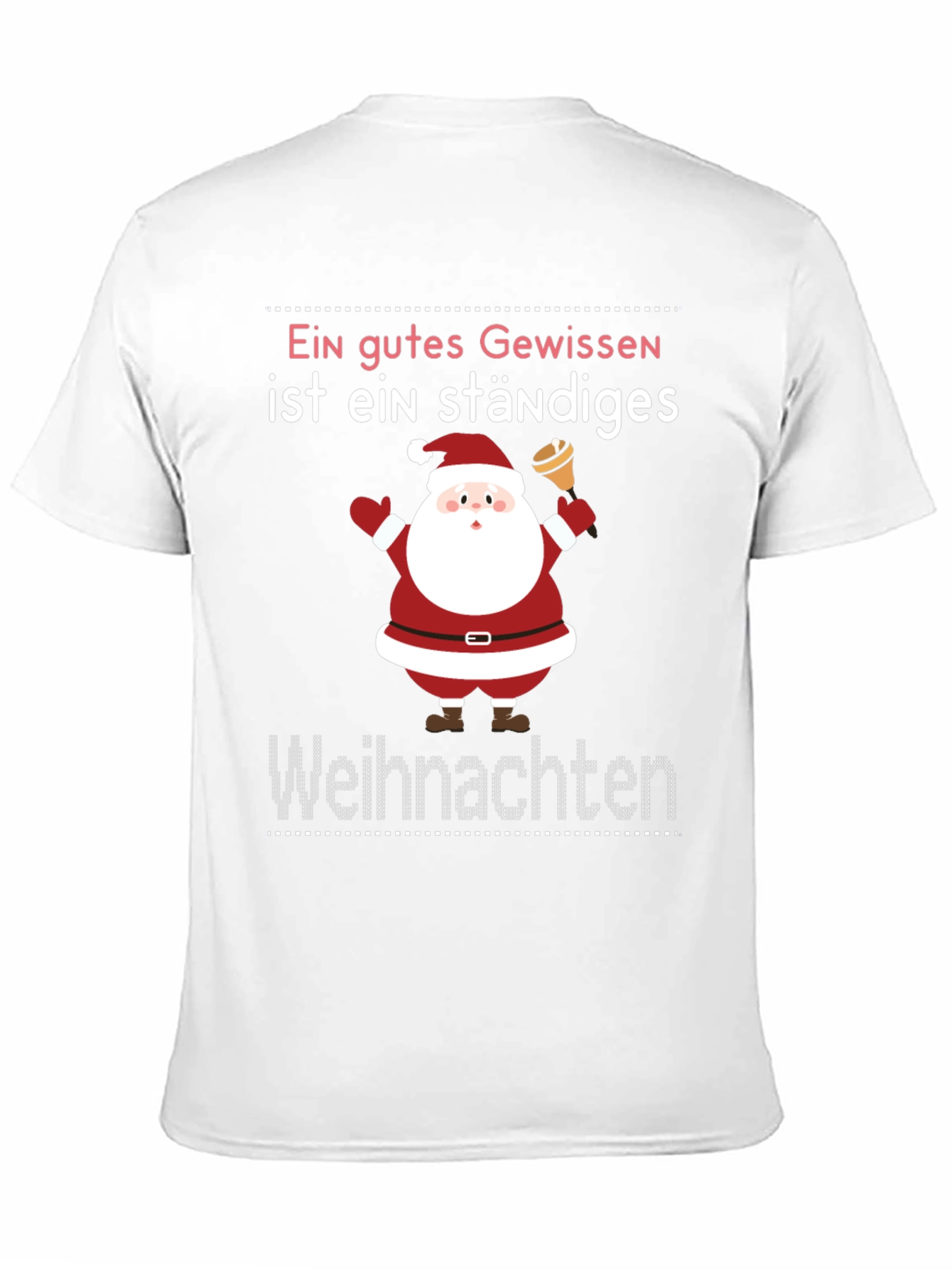 Festive Christmas T-Shirt - Ein gutes Gewissen Design