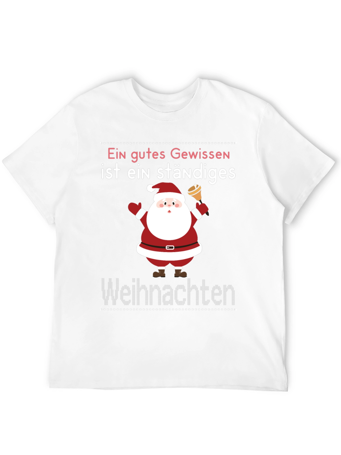 Festive Christmas T-Shirt - Ein gutes Gewissen Design