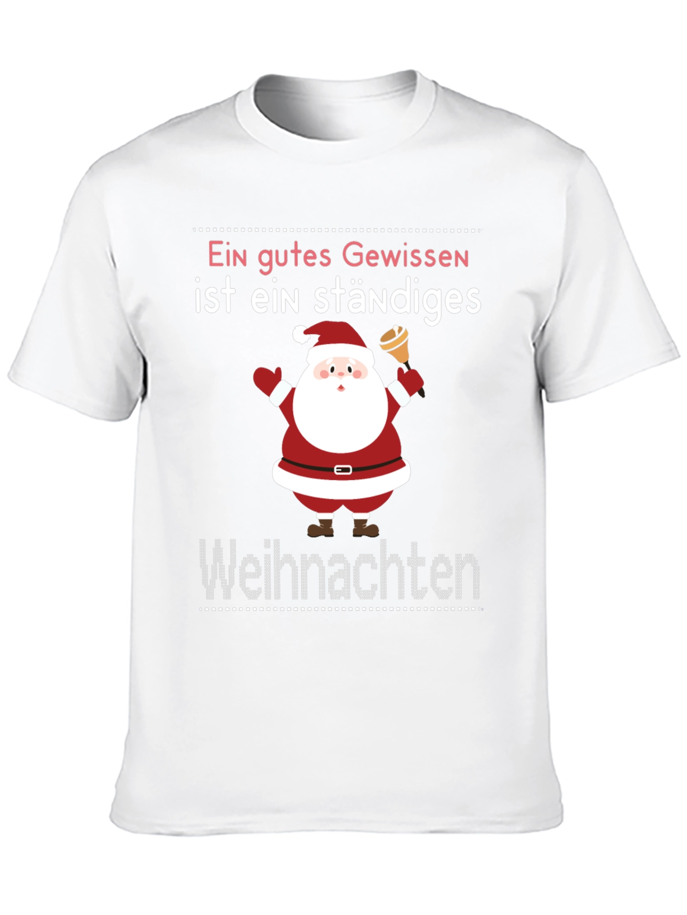 Festive Christmas T-Shirt - Ein gutes Gewissen Design