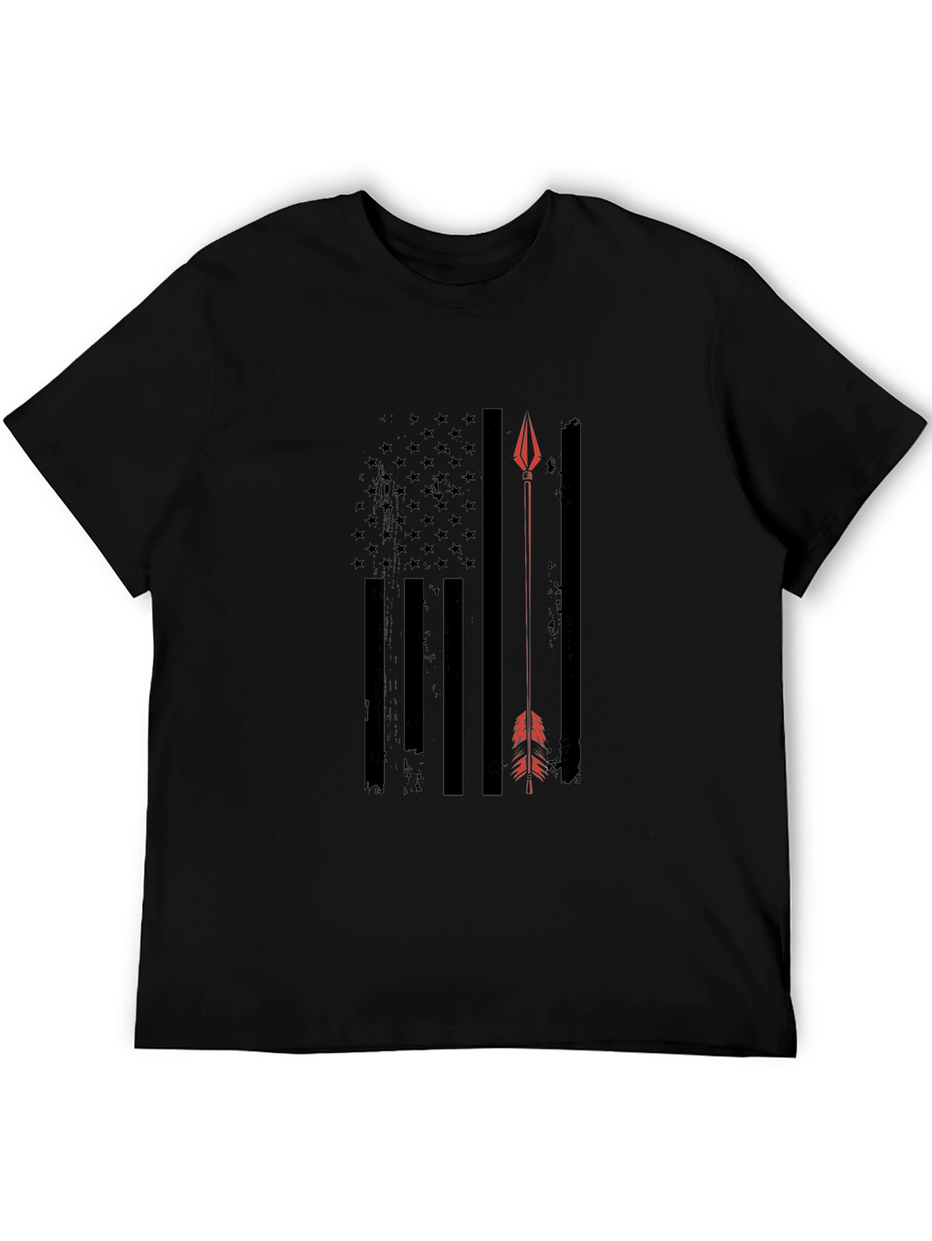 American Flag Arrow T-Shirt - Patriotic Design