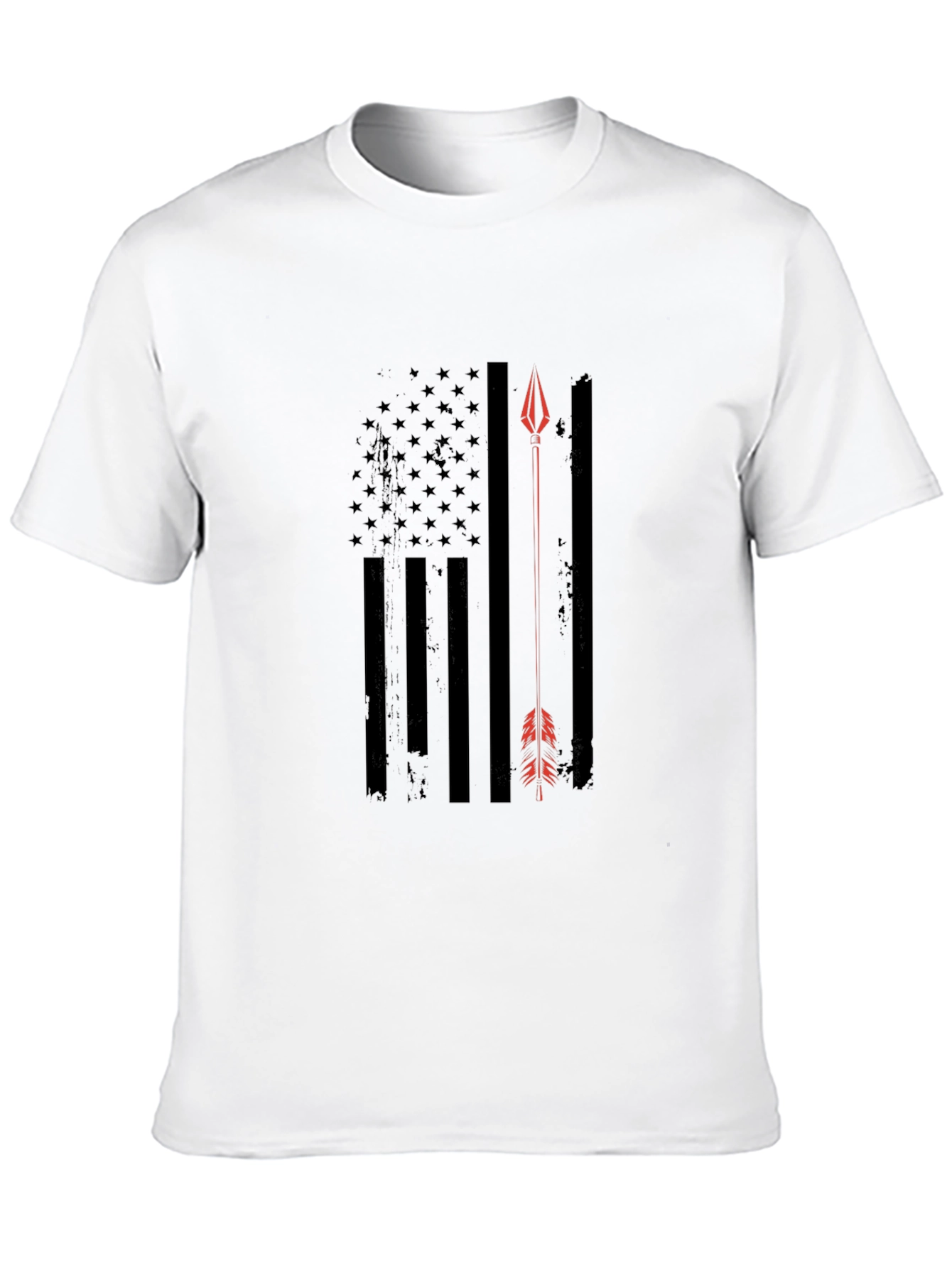 American Flag Arrow T-Shirt - Patriotic Design