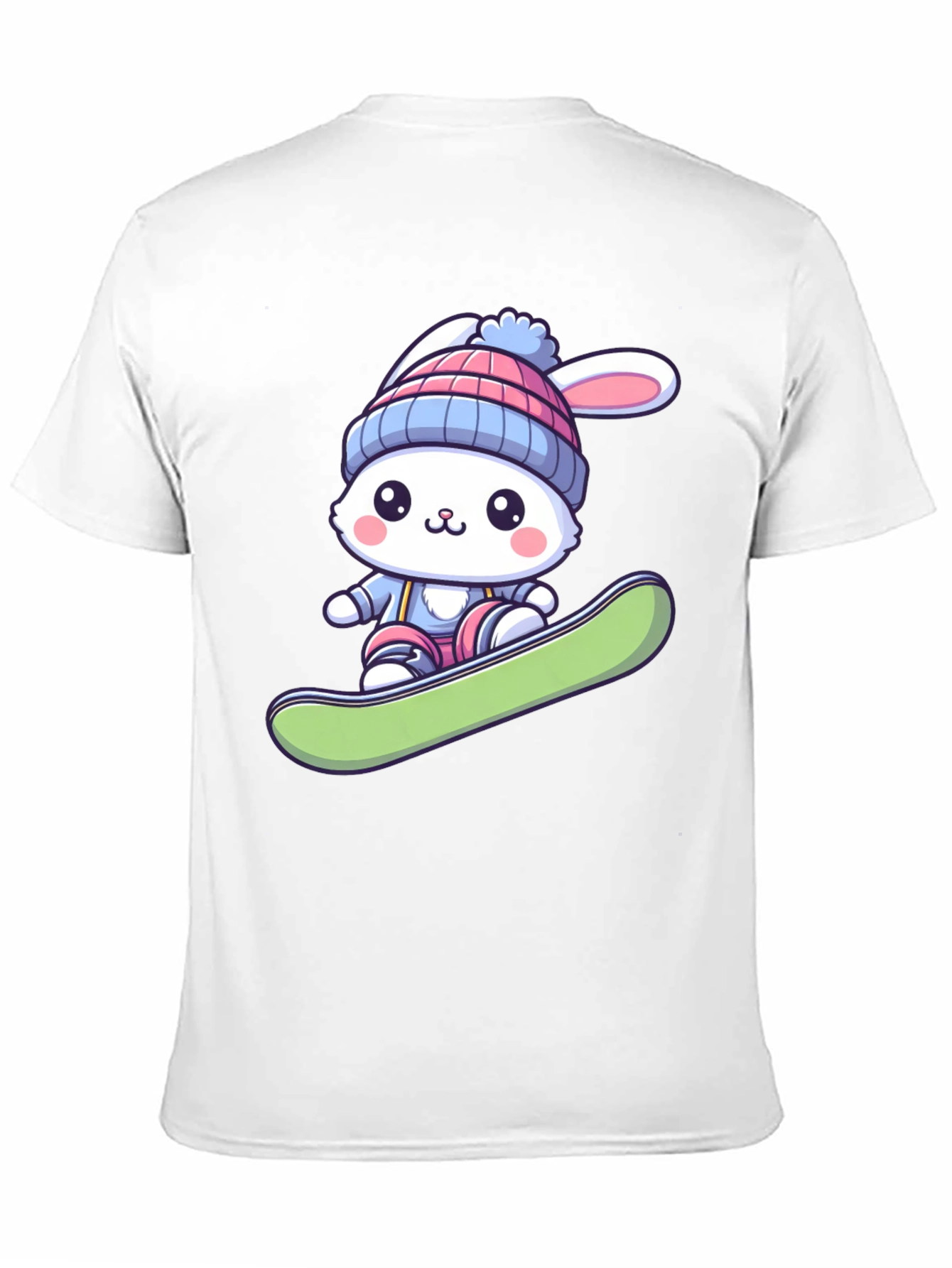 Bunny Snowboarder Graphic Tee