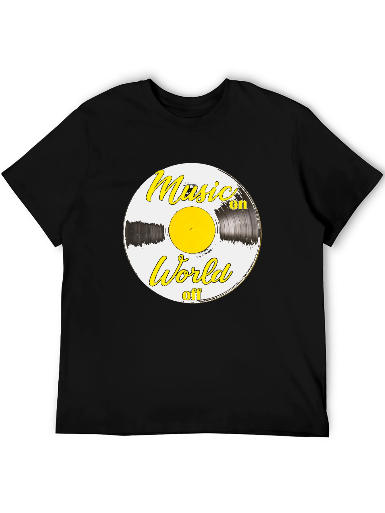 Music On World Off Graphic T-Shirt