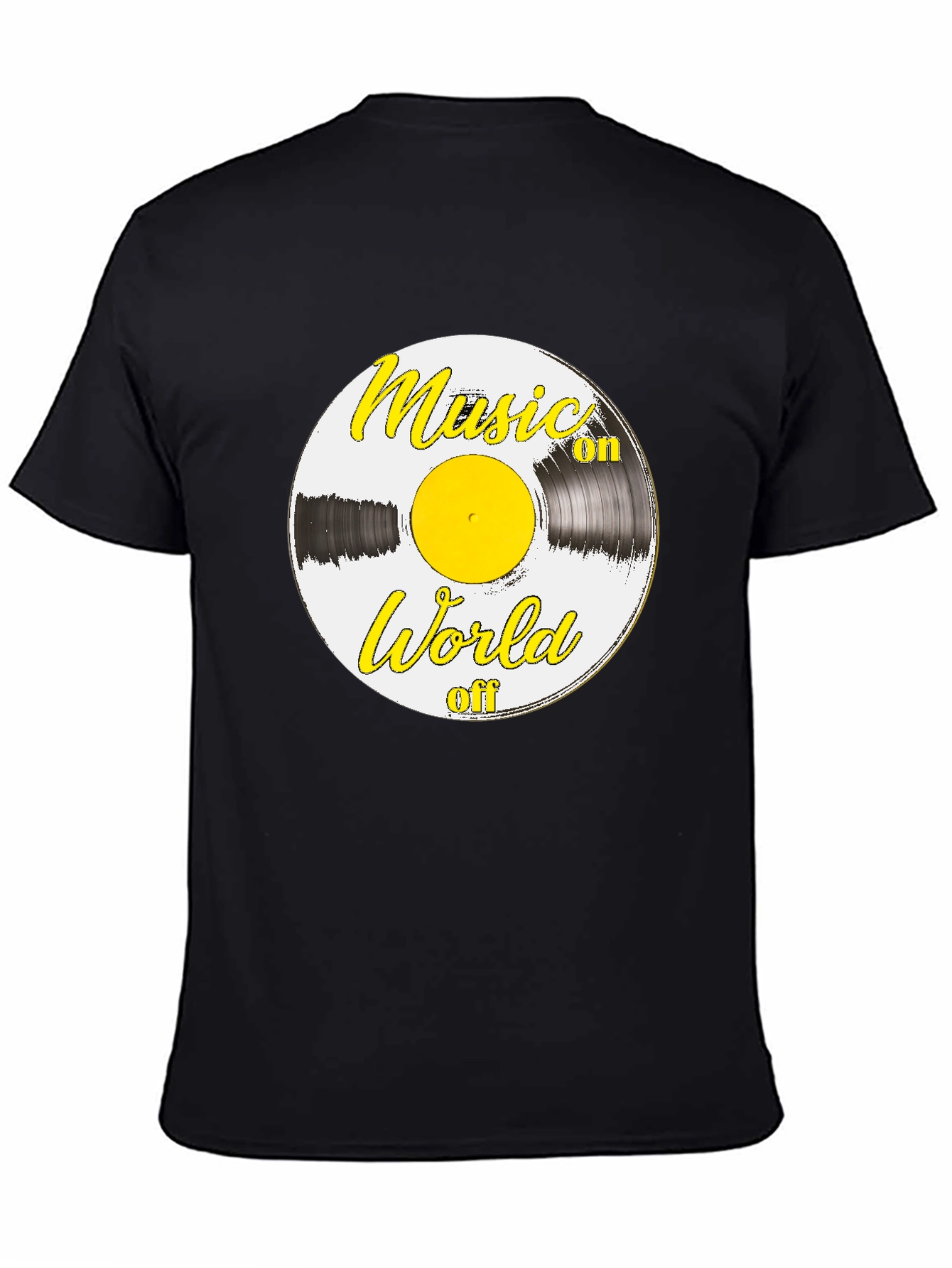 Music On World Off Graphic T-Shirt