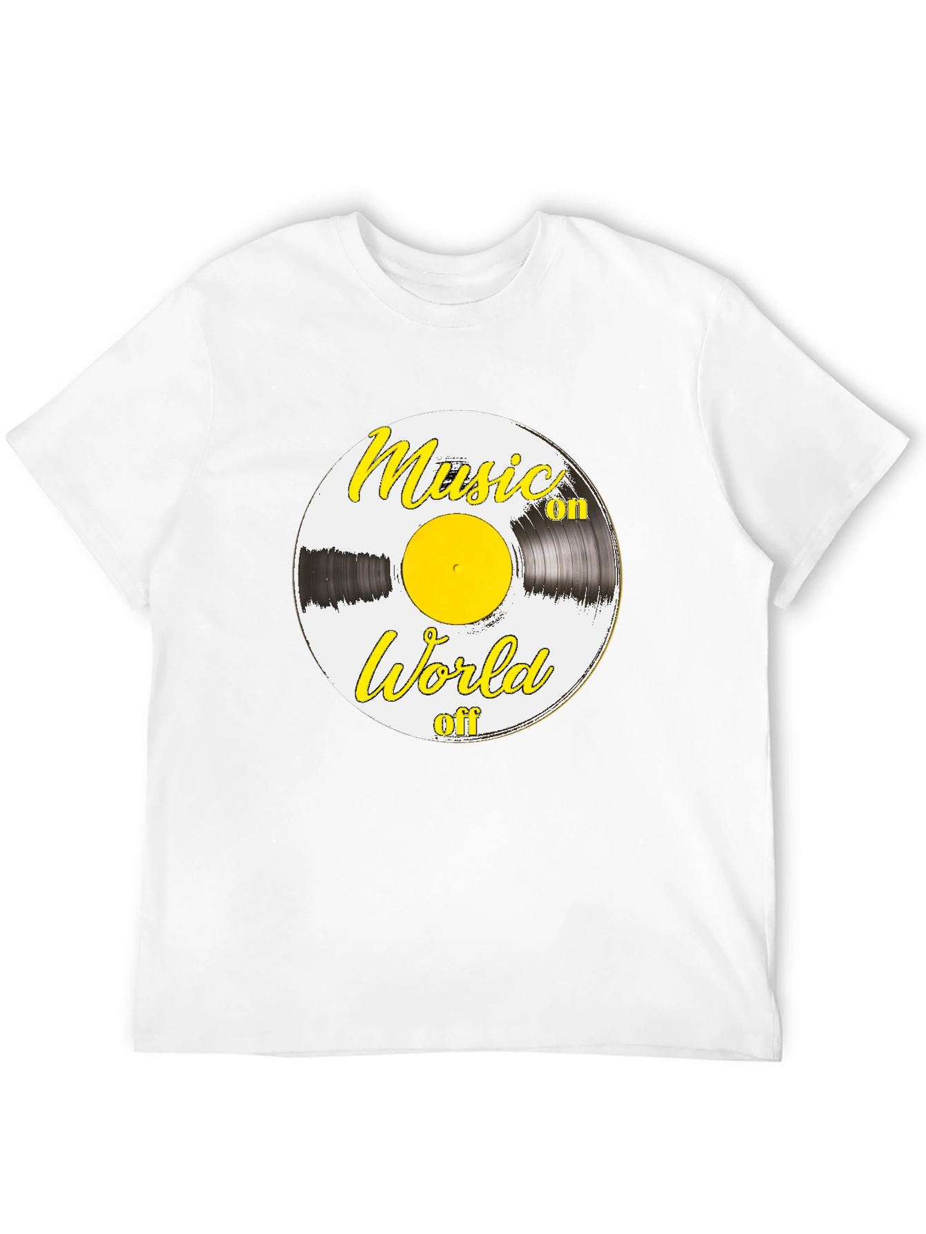 Music On World Off Graphic T-Shirt