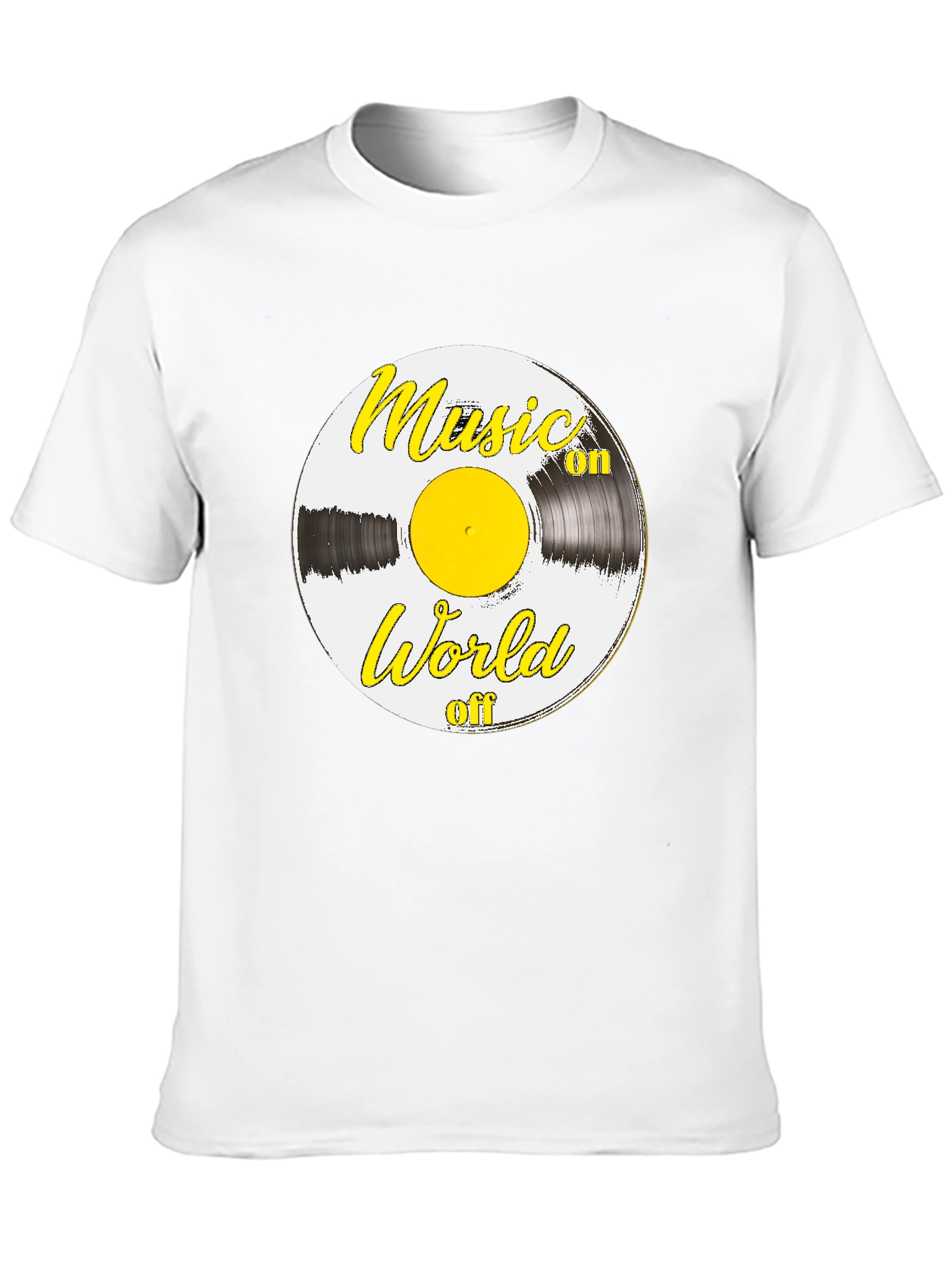 Music On World Off Graphic T-Shirt