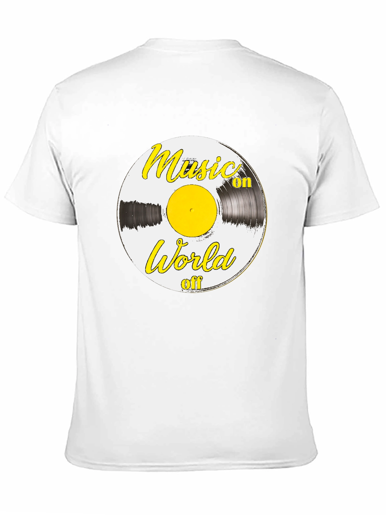 Music On World Off Graphic T-Shirt