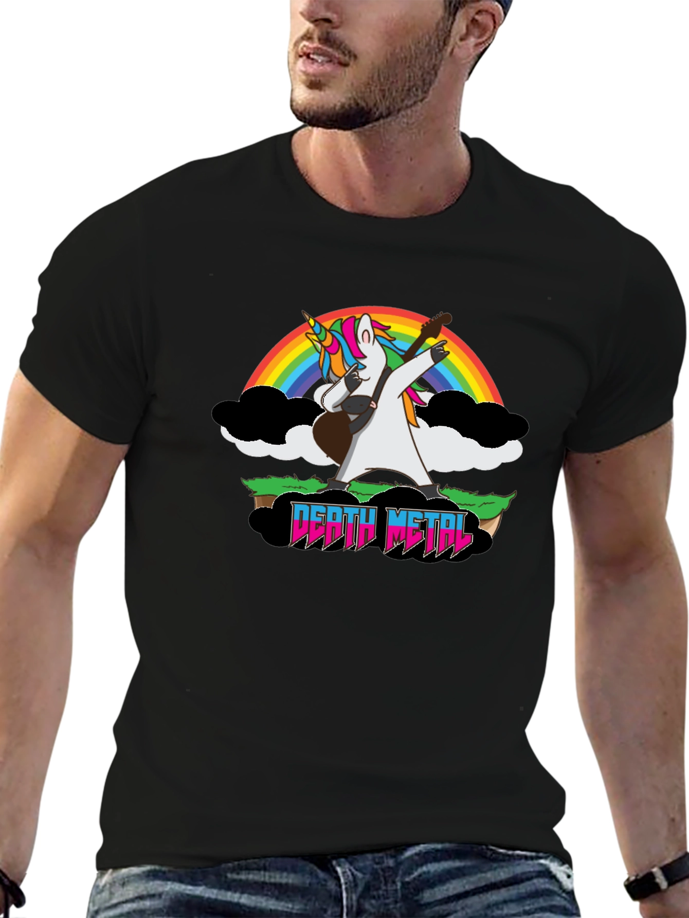 Unicorn Death Metal Rainbow T-Shirt