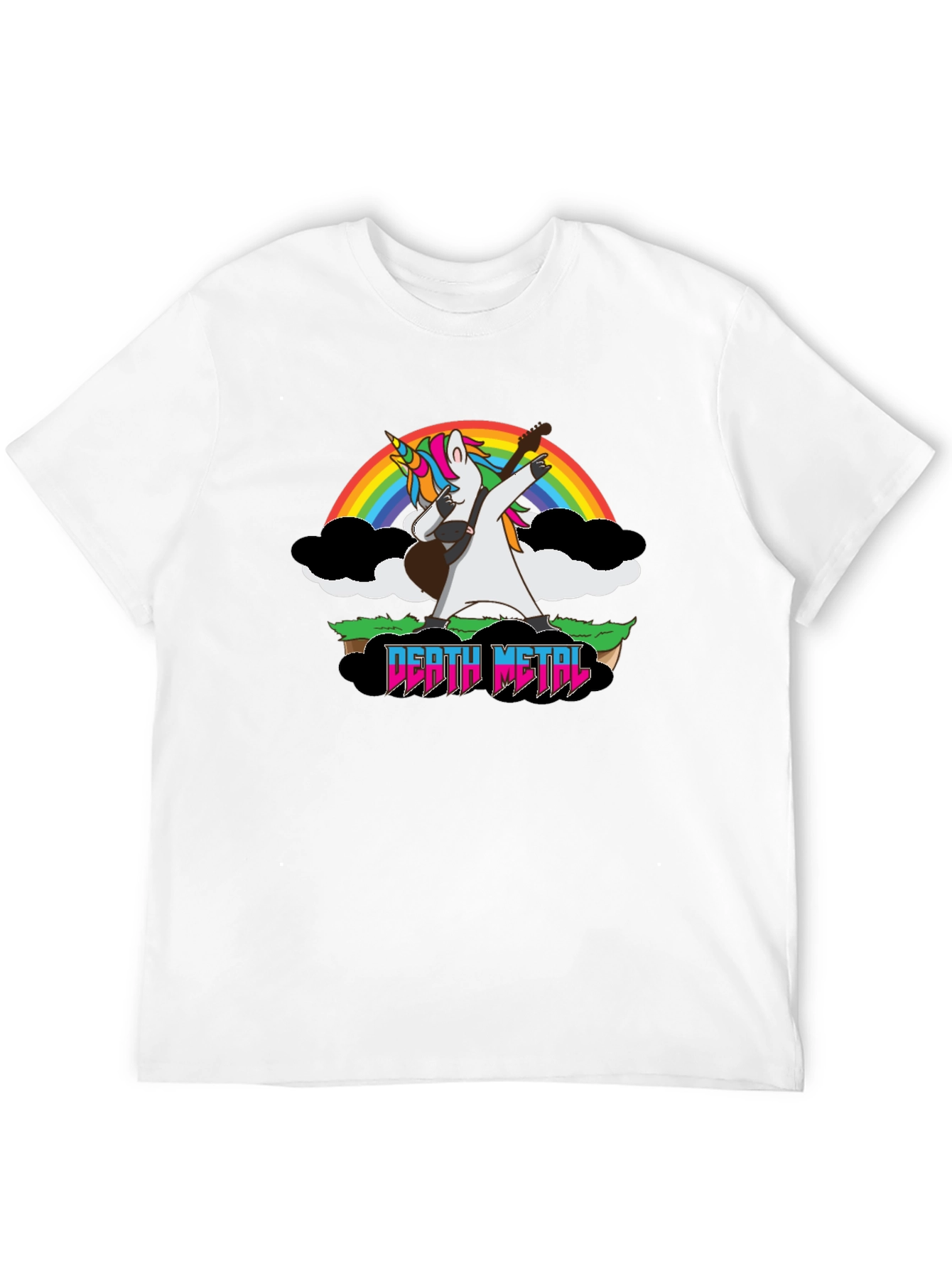Unicorn Death Metal Rainbow T-Shirt