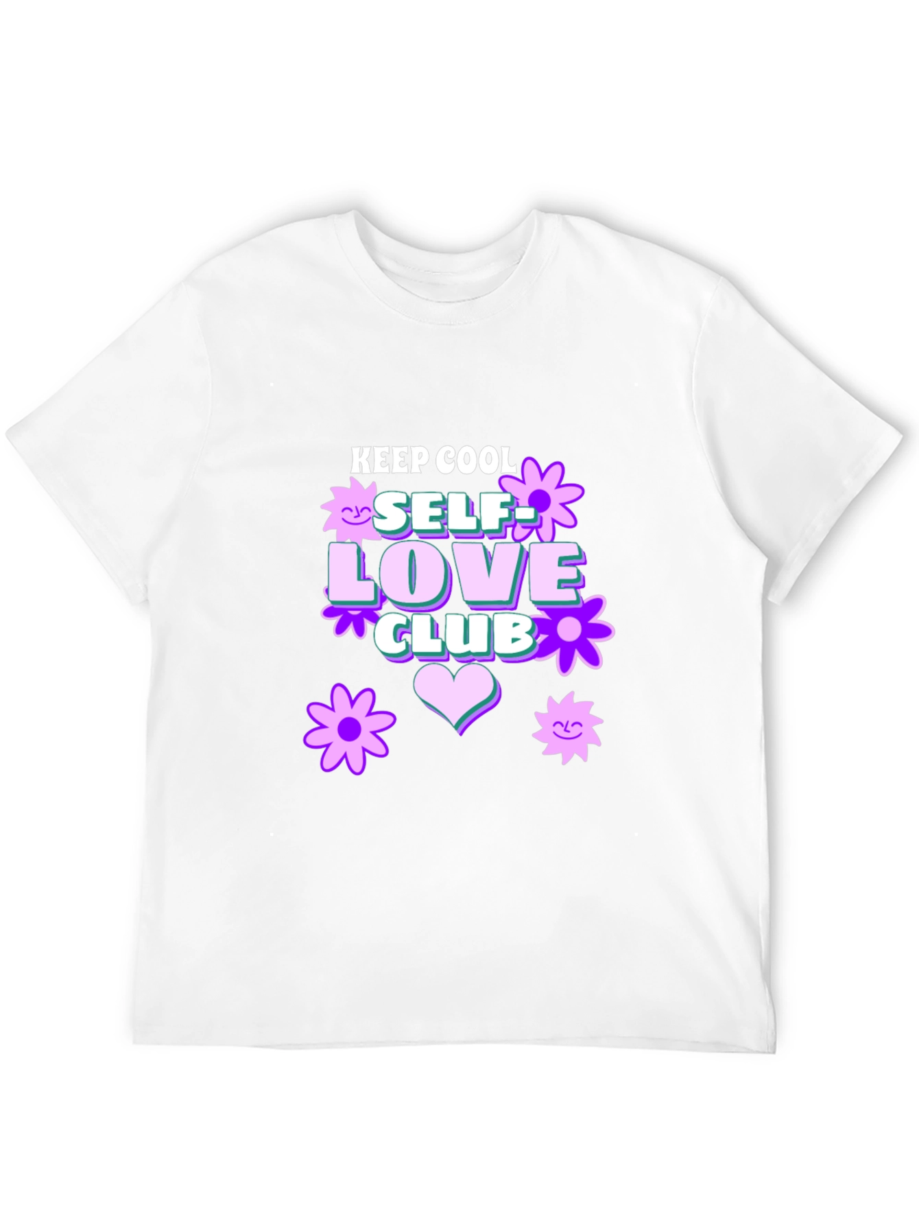 Keep Cool Self Love Club Graphic T-Shirt