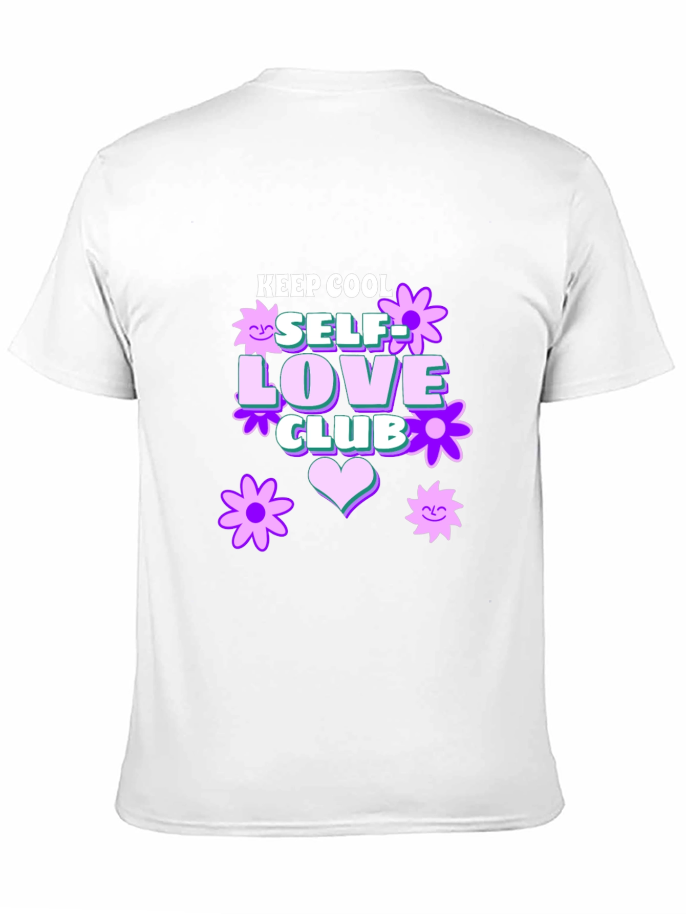 Keep Cool Self Love Club Graphic T-Shirt