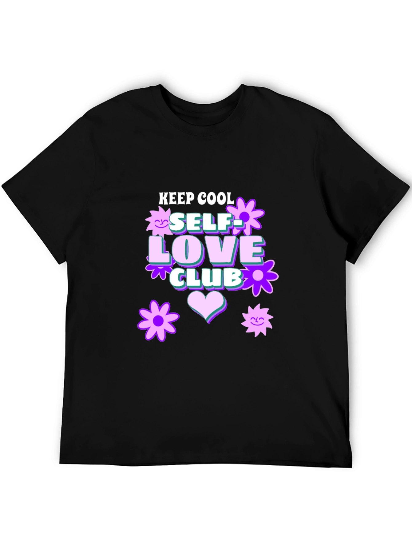 Keep Cool Self Love Club Graphic T-Shirt