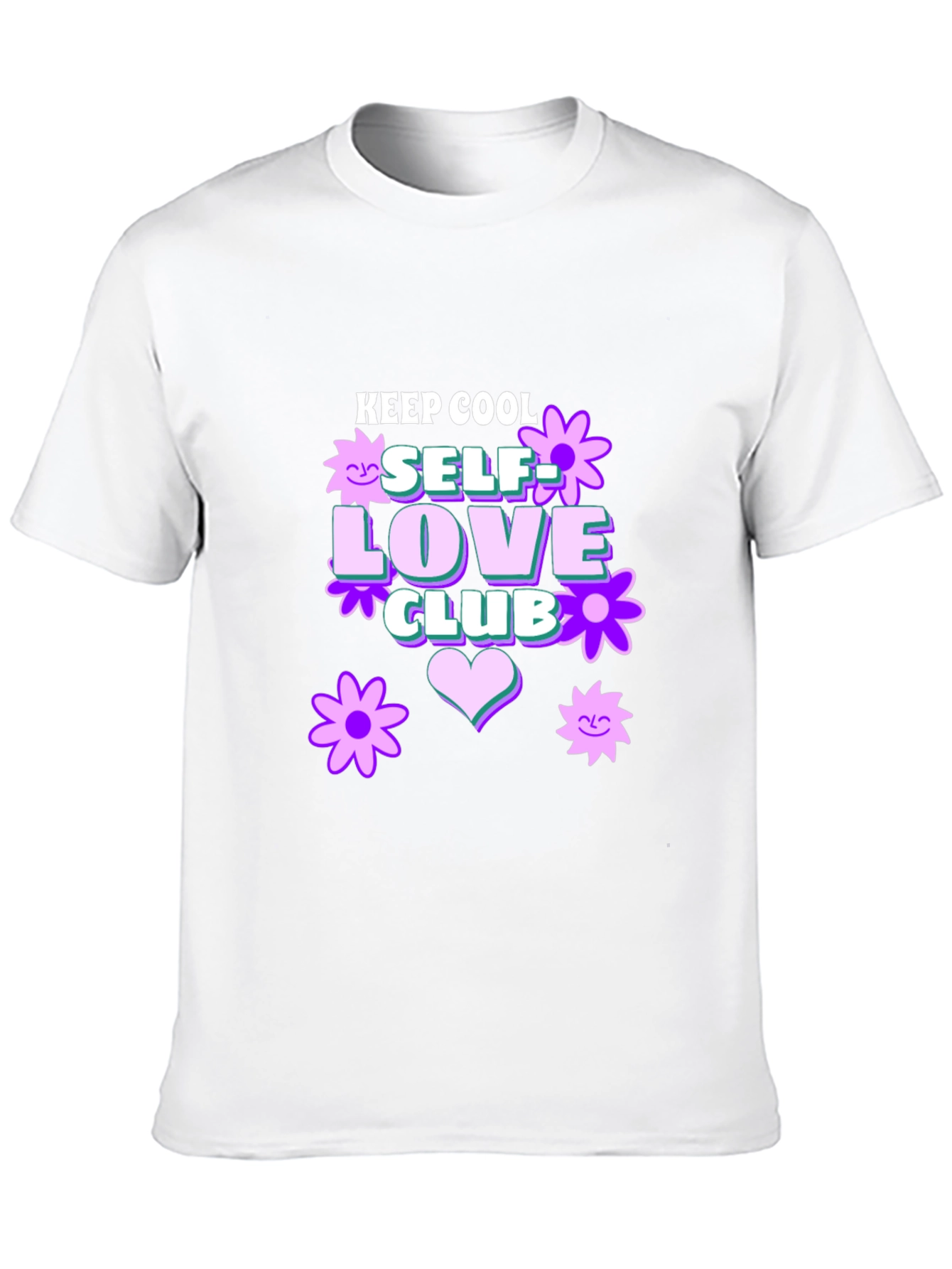 Keep Cool Self Love Club Graphic T-Shirt