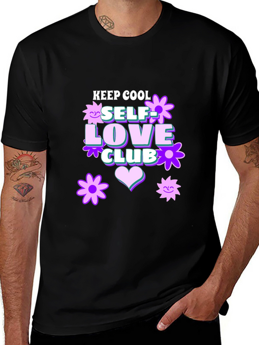 Keep Cool Self Love Club Graphic T-Shirt