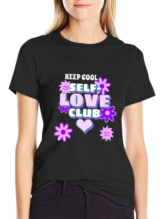 Keep Cool Self Love Club Graphic T-Shirt