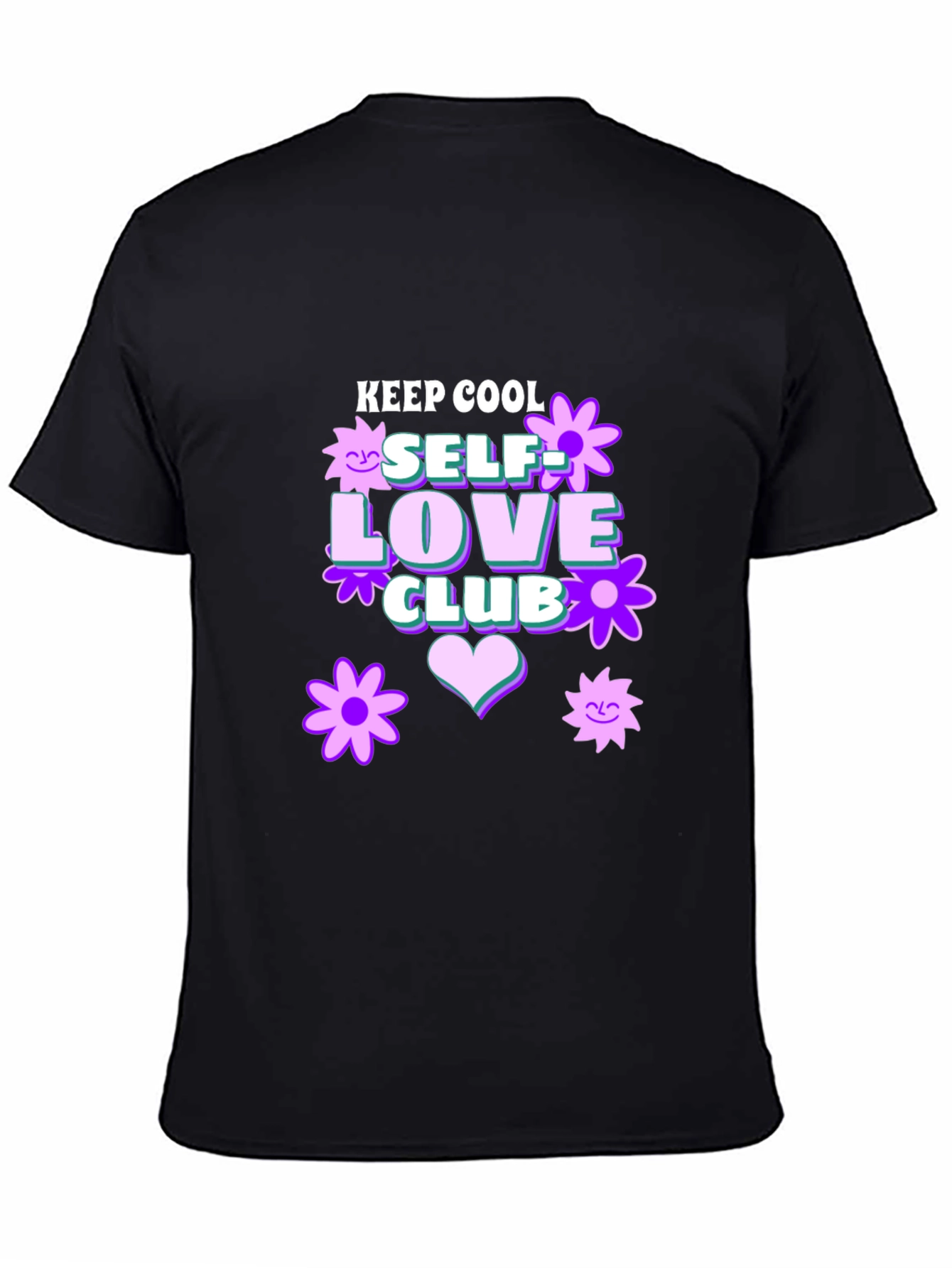 Keep Cool Self Love Club Graphic T-Shirt