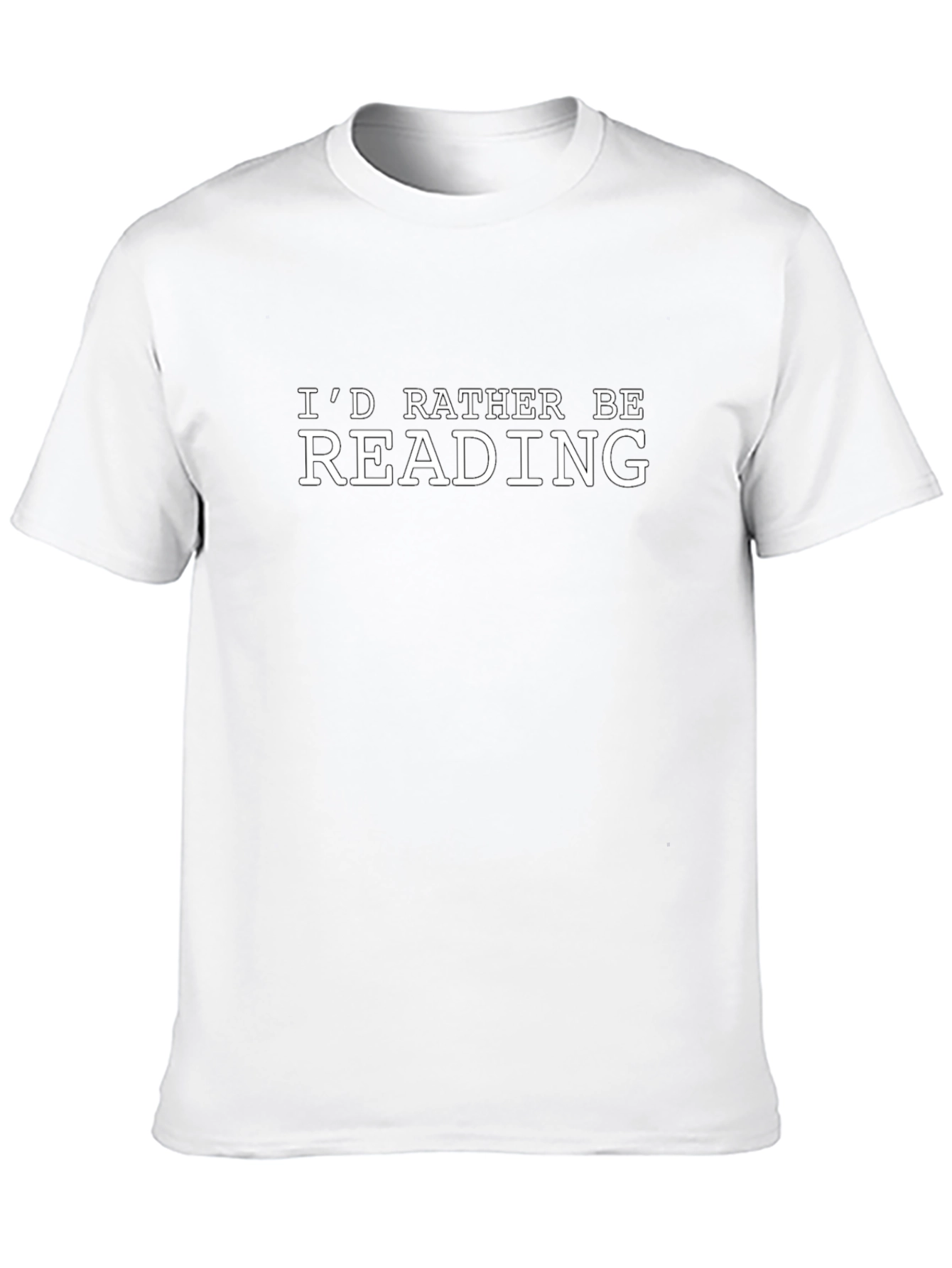 Id Rather Be Reading Black Graphic T-Shirt