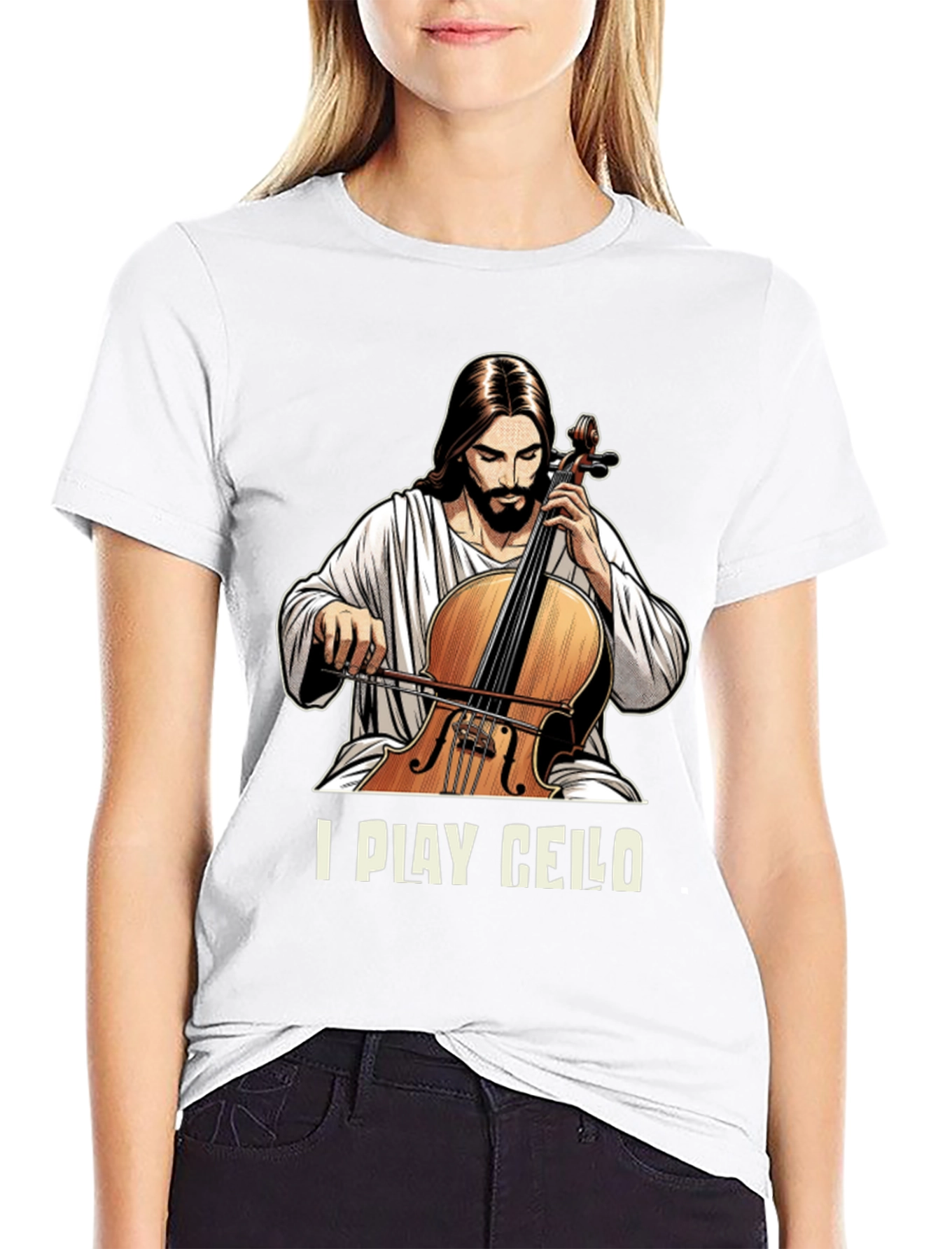 I Play Cello Graphic T-Shirt