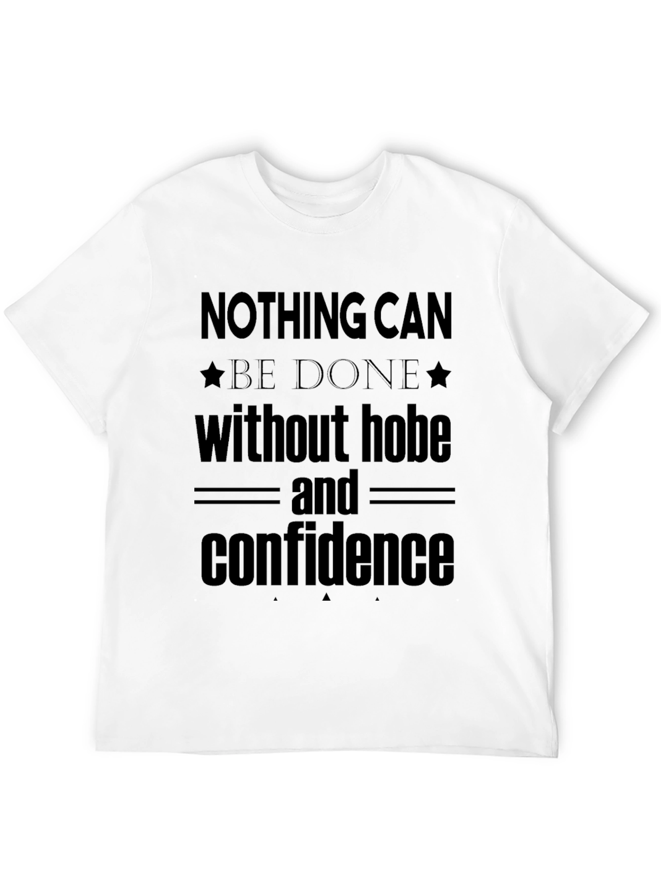 Hope & Confidence Graphic Tee - Positive Message Shirt
