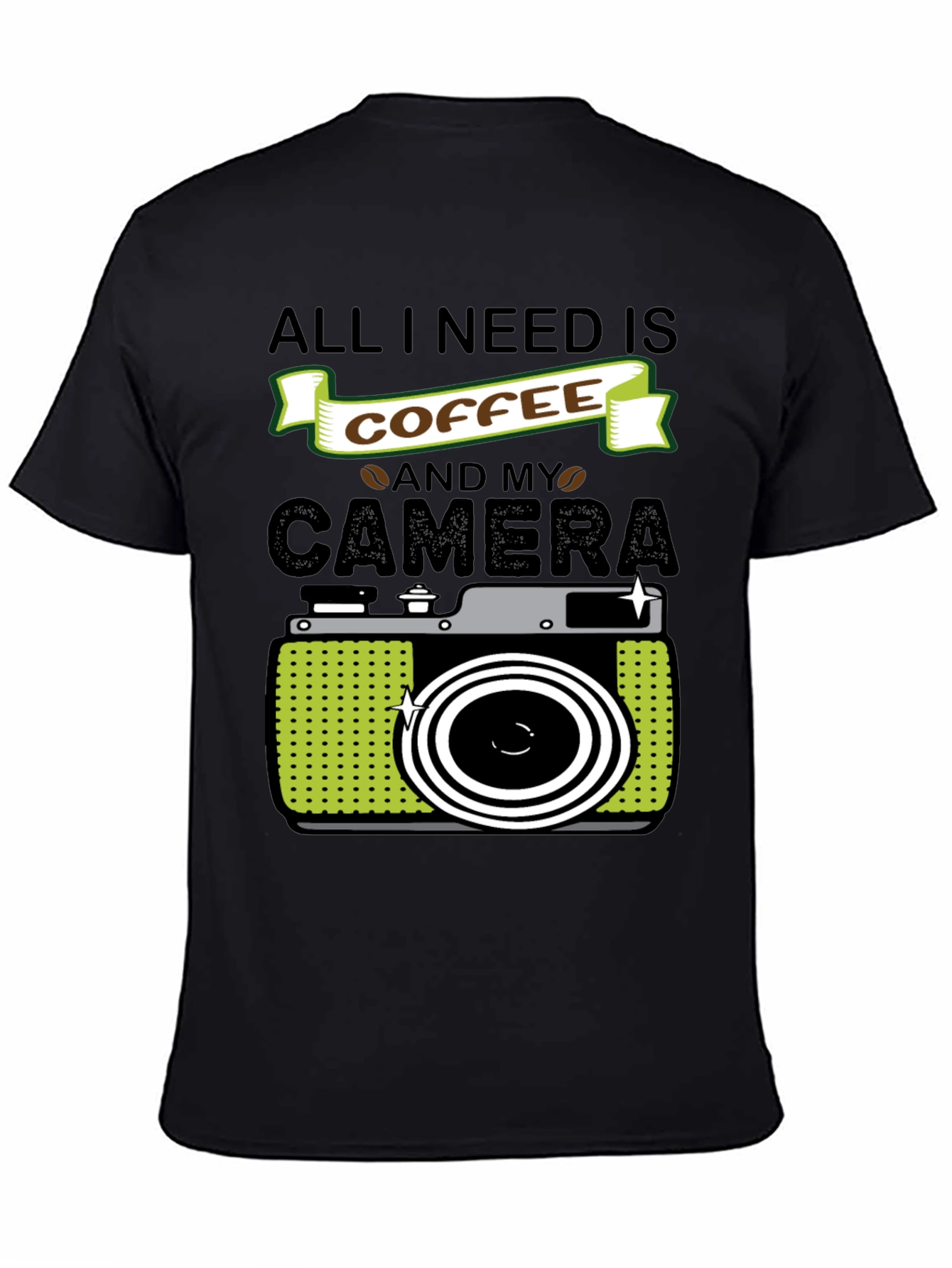 Coffee & Camera T-Shirt - Photographers Tee
