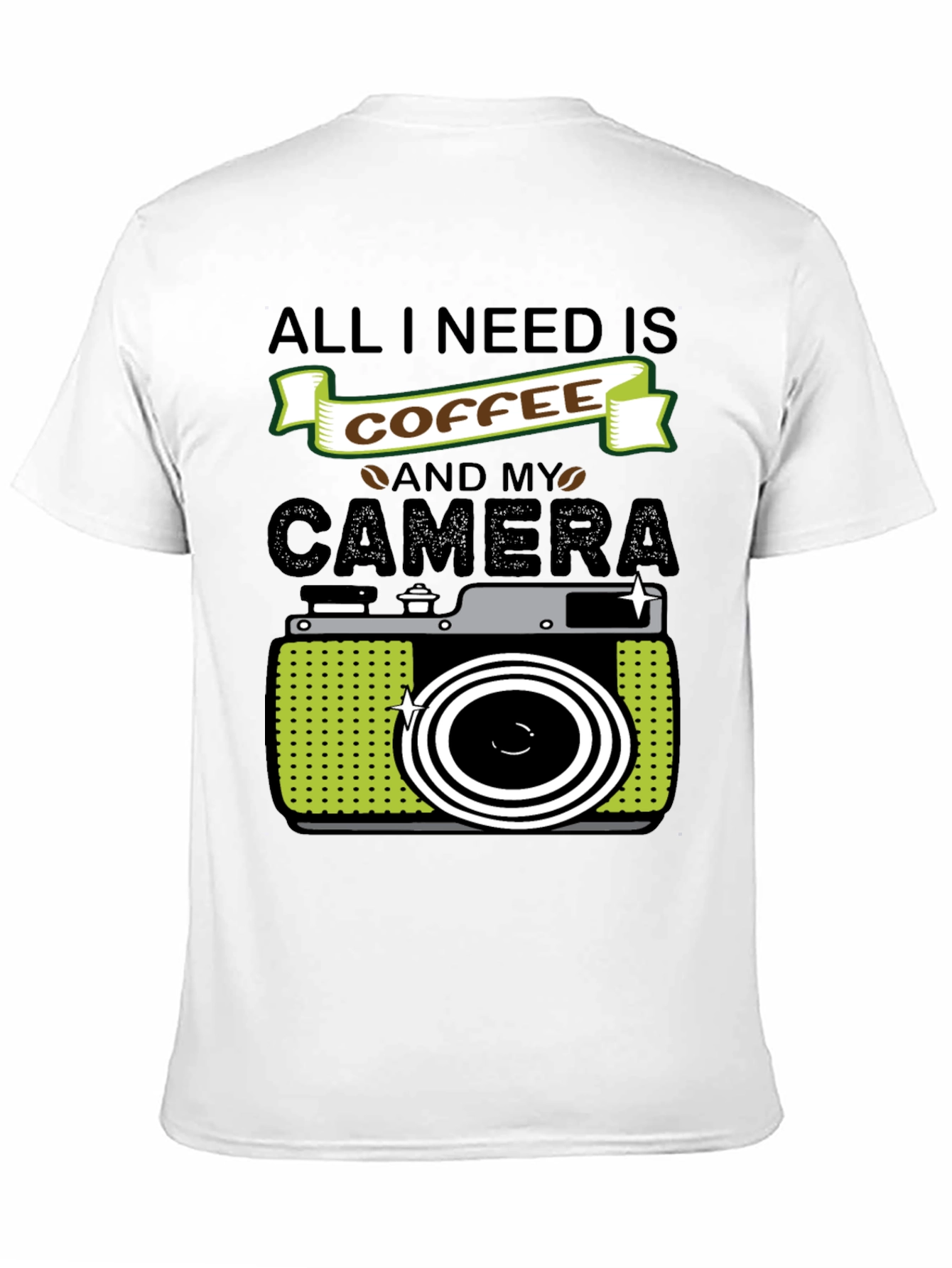 Coffee & Camera T-Shirt - Photographers Tee