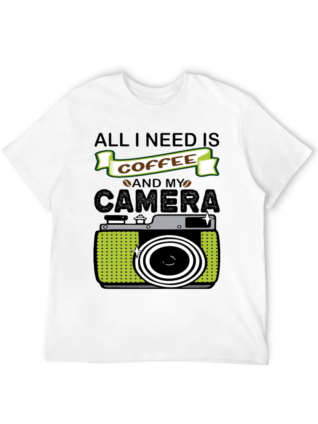 Coffee & Camera T-Shirt - Photographers Tee