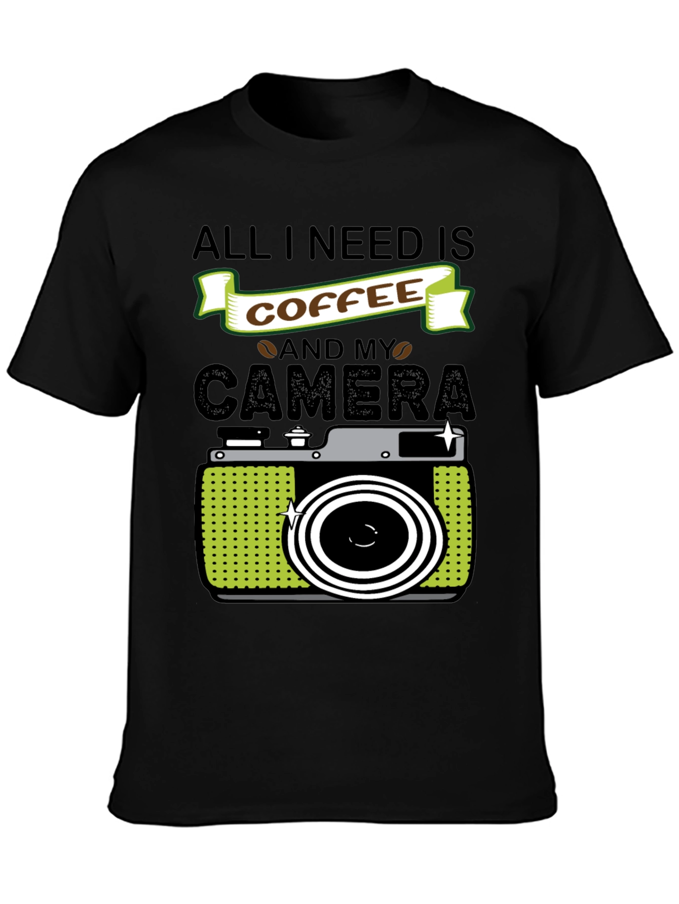 Coffee & Camera T-Shirt - Photographers Tee