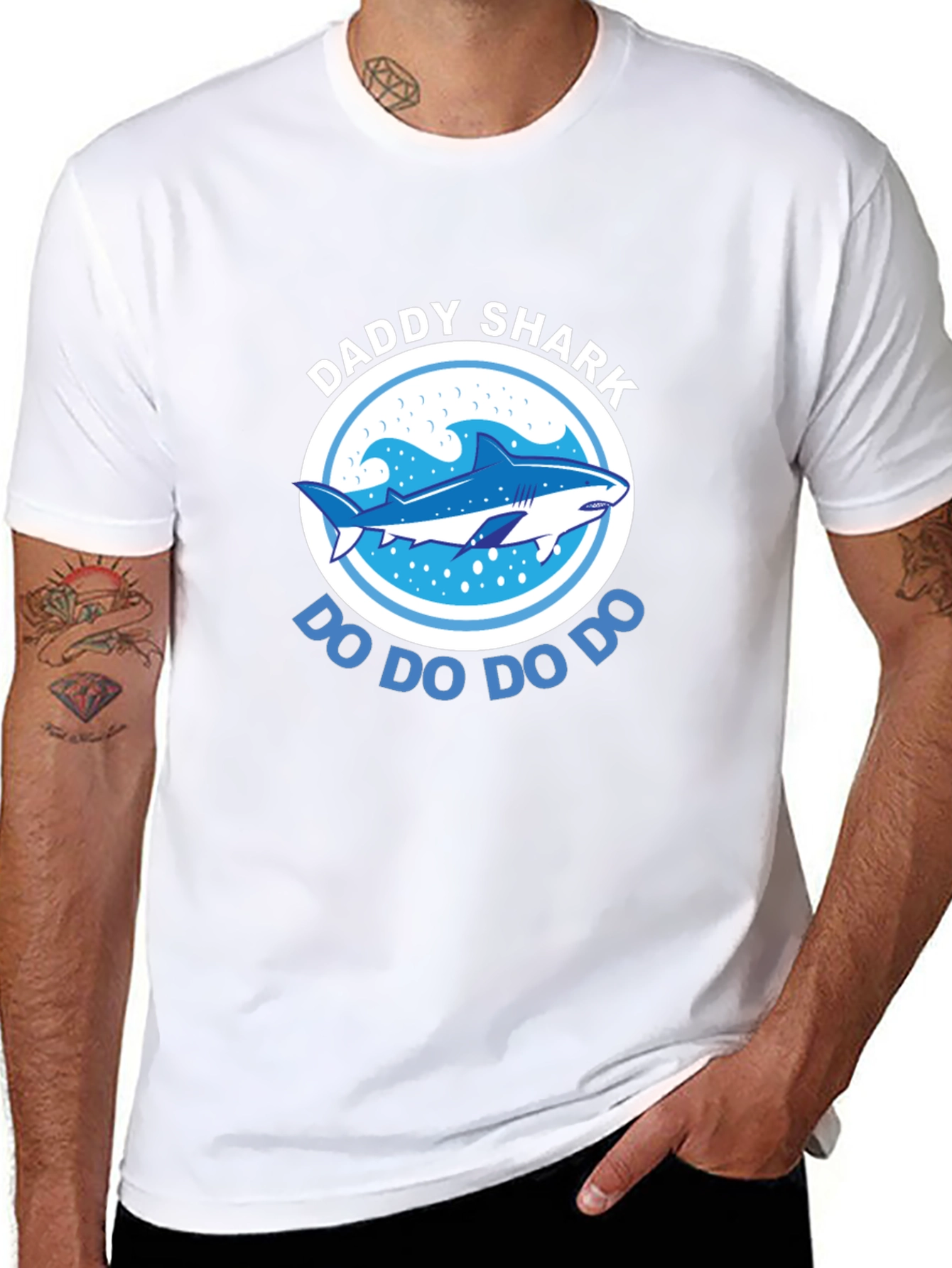 Daddy Shark T-Shirt: Cute Family Matching Tee
