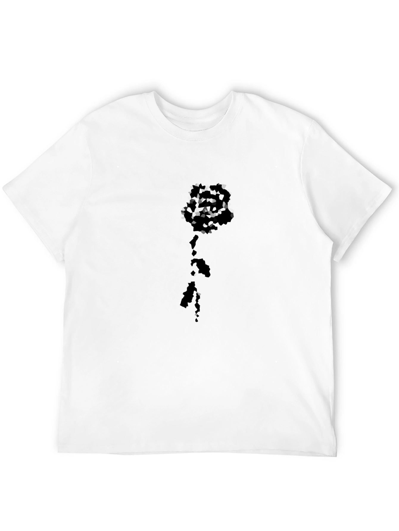 Black Rose Graphic Tee - Stylish & Comfortable
