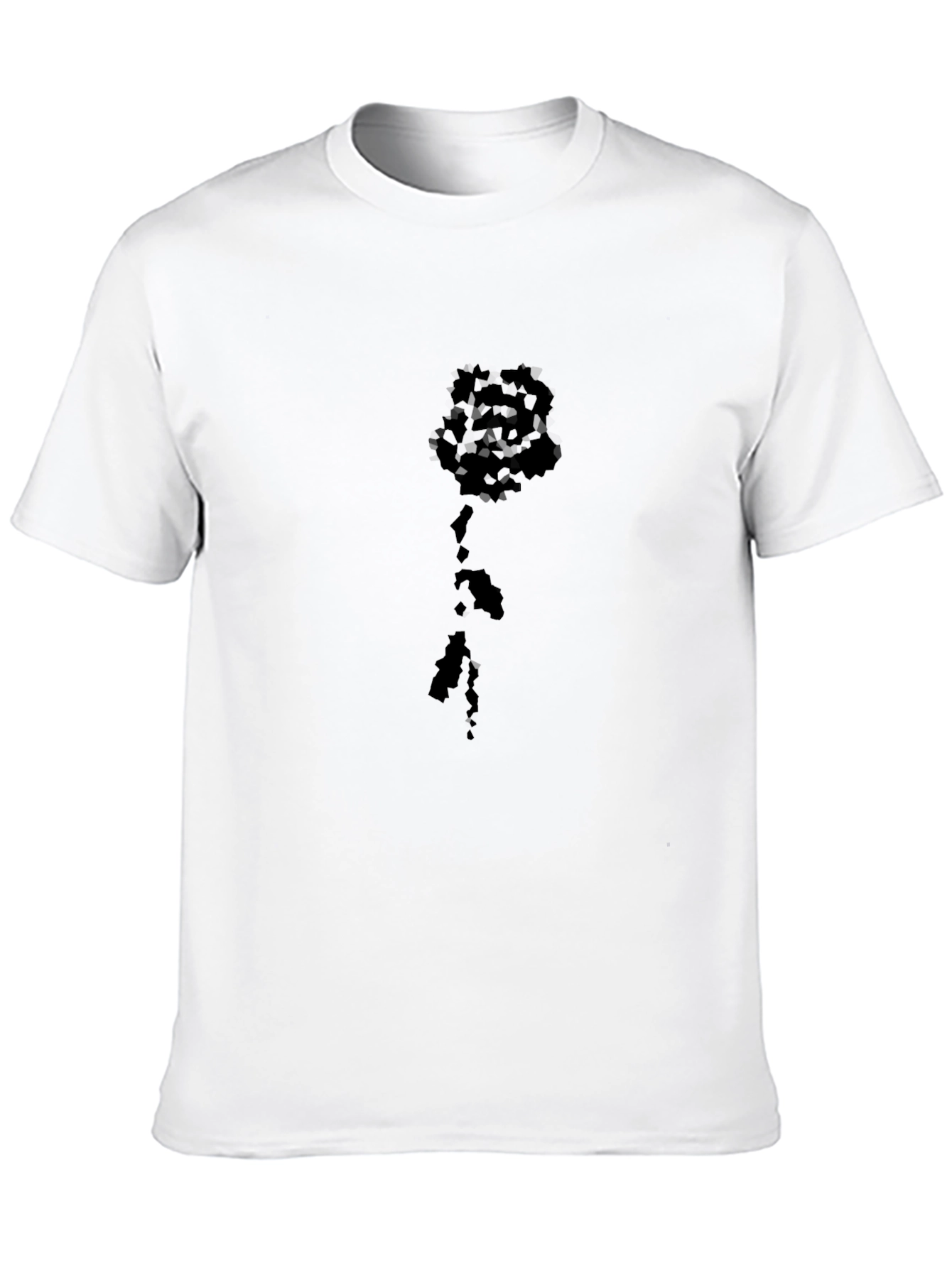 Black Rose Graphic Tee - Stylish & Comfortable