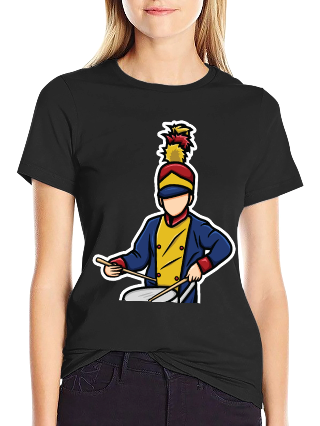 Marching Band Drummer Graphic T-Shirt