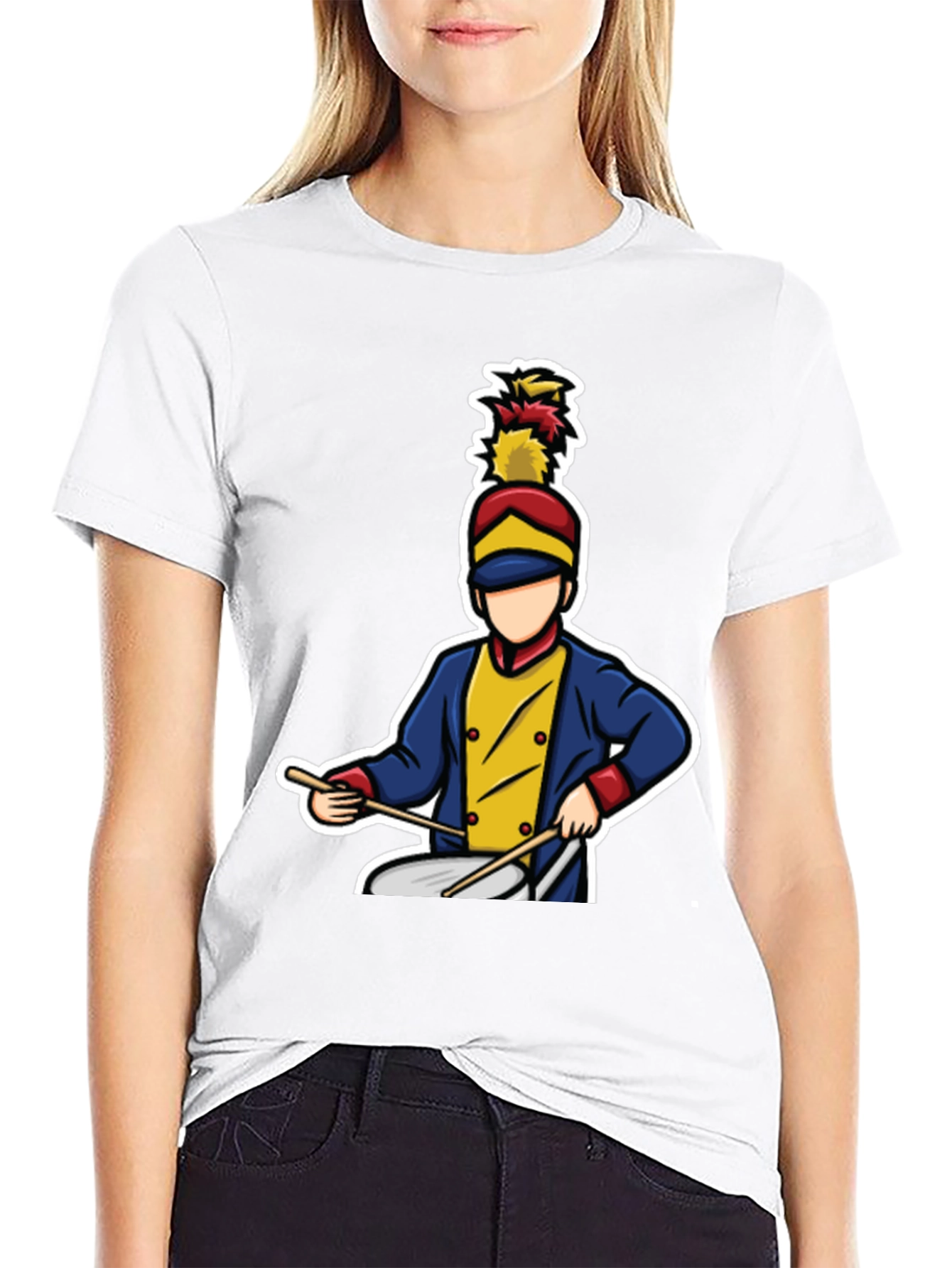 Marching Band Drummer Graphic T-Shirt