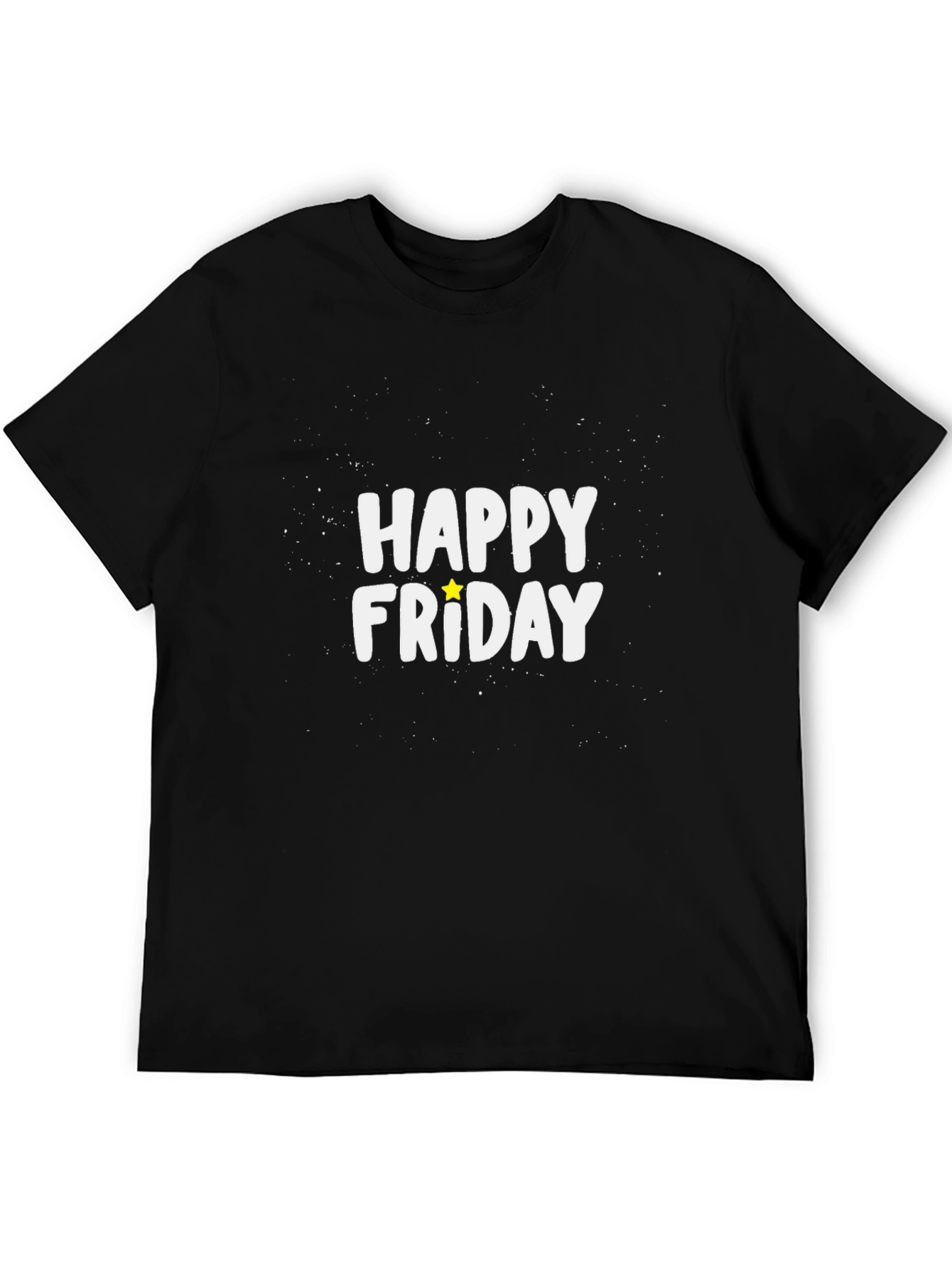 Happy Friday Graphic Tee - Casual Comfort